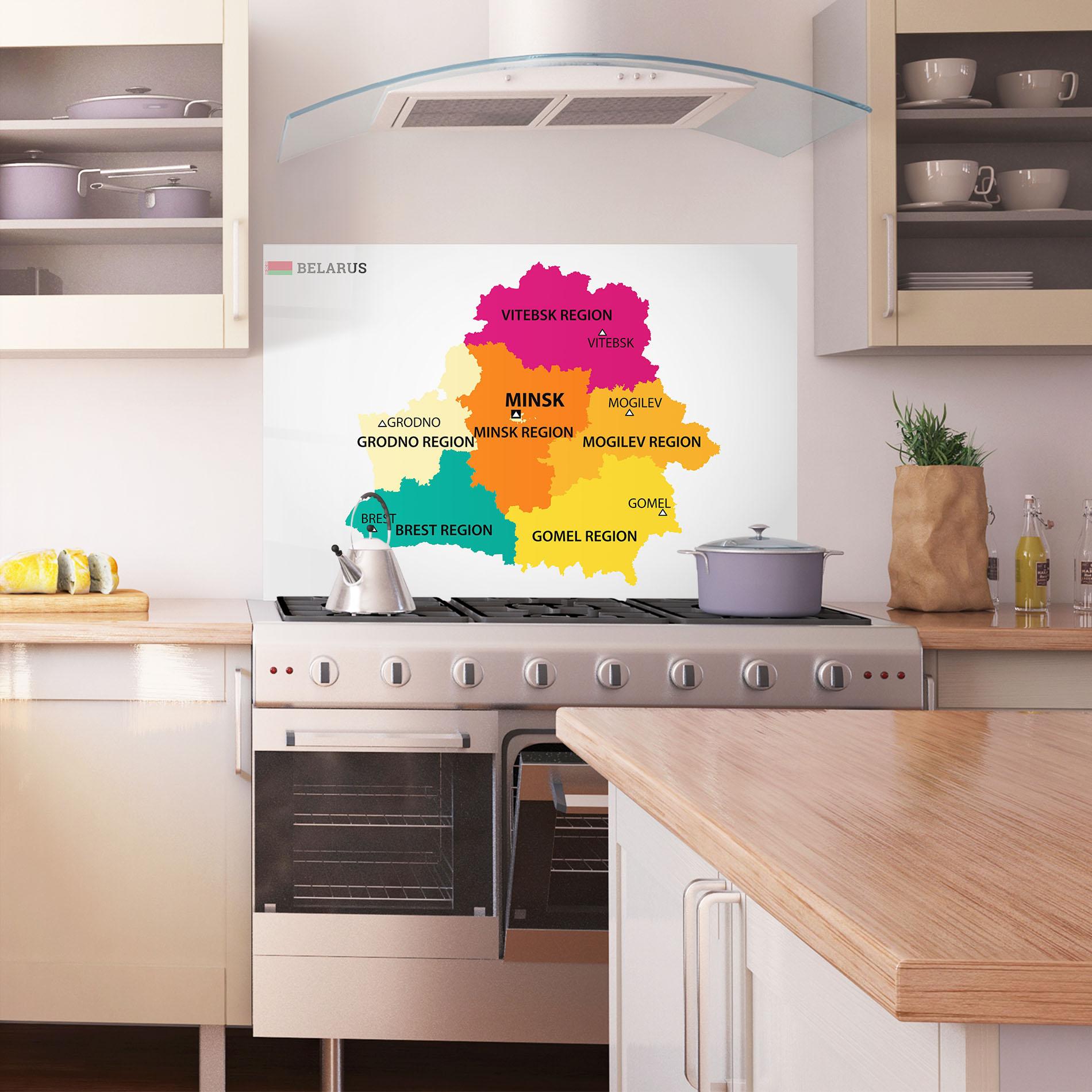 Panou Sticla Bucatarie Belarus Color Map mockup 1