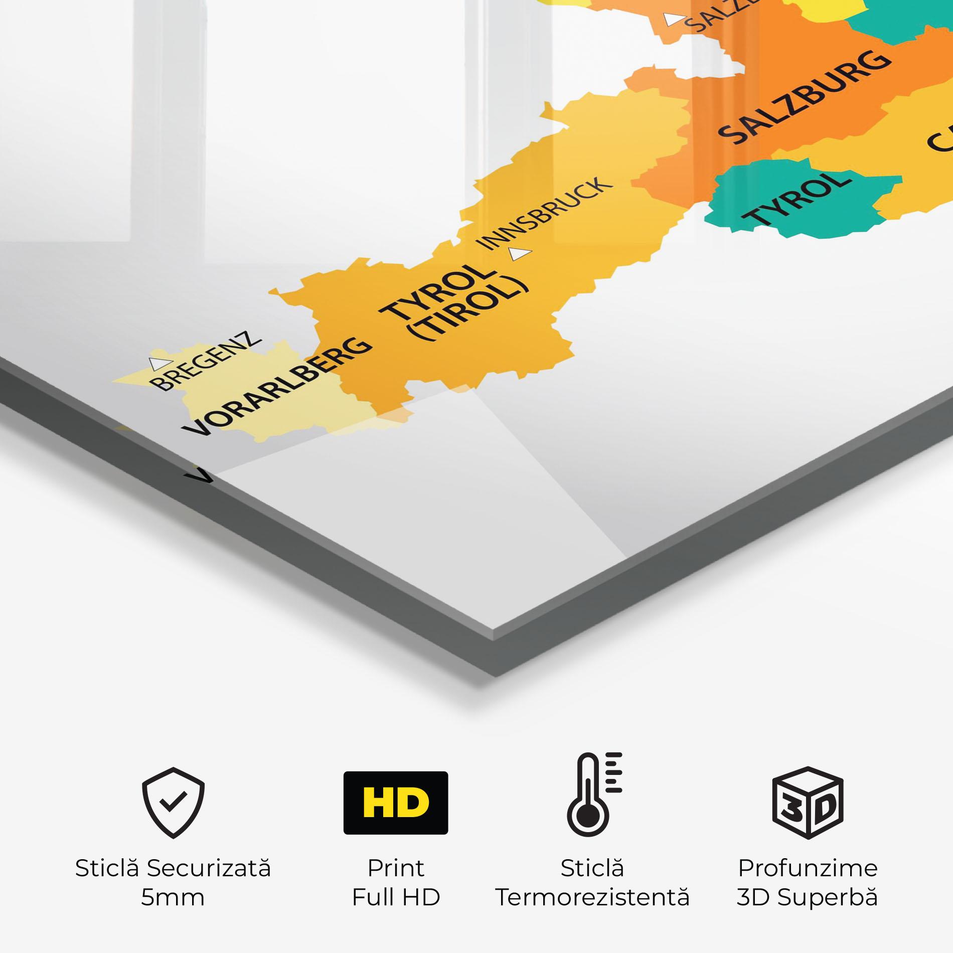 Panou Sticla Bucatarie Austria Color Map mockup 2