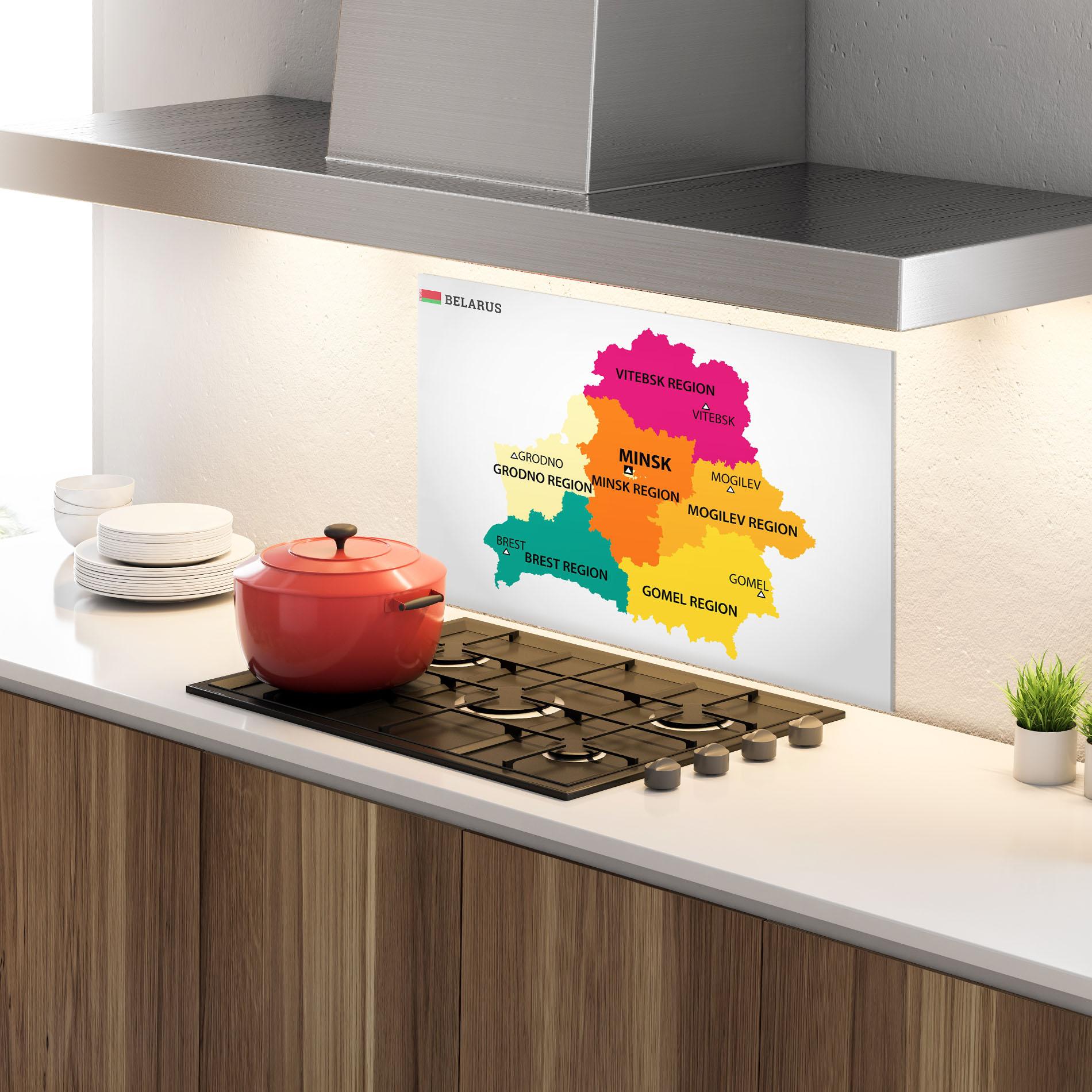 Panou Sticla Bucatarie Belarus Color Map mockup 4