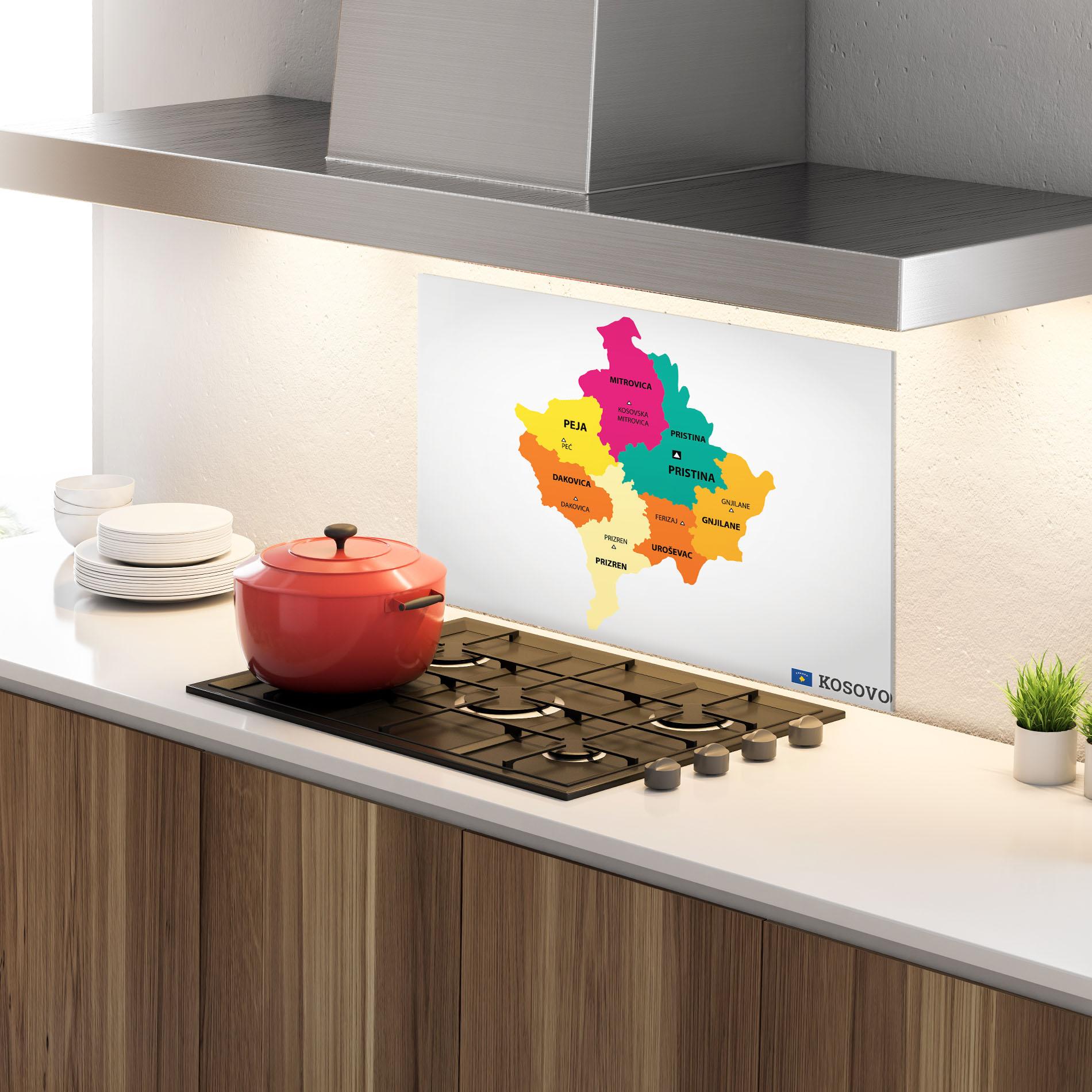 Panou Sticla Bucatarie Kosovo Color Map mockup 4