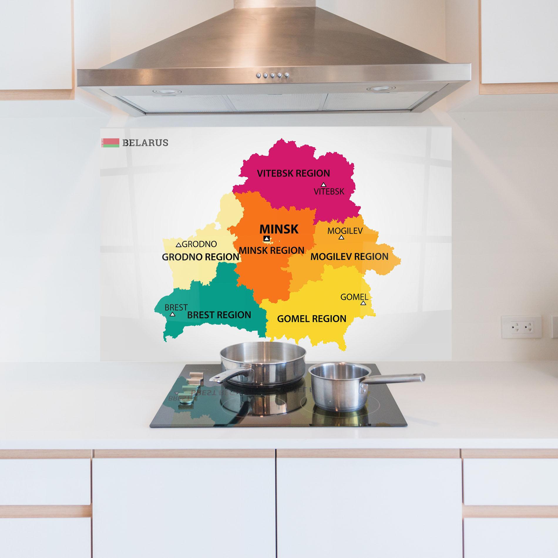 Panou Sticla Bucatarie Belarus Color Map mockup 5