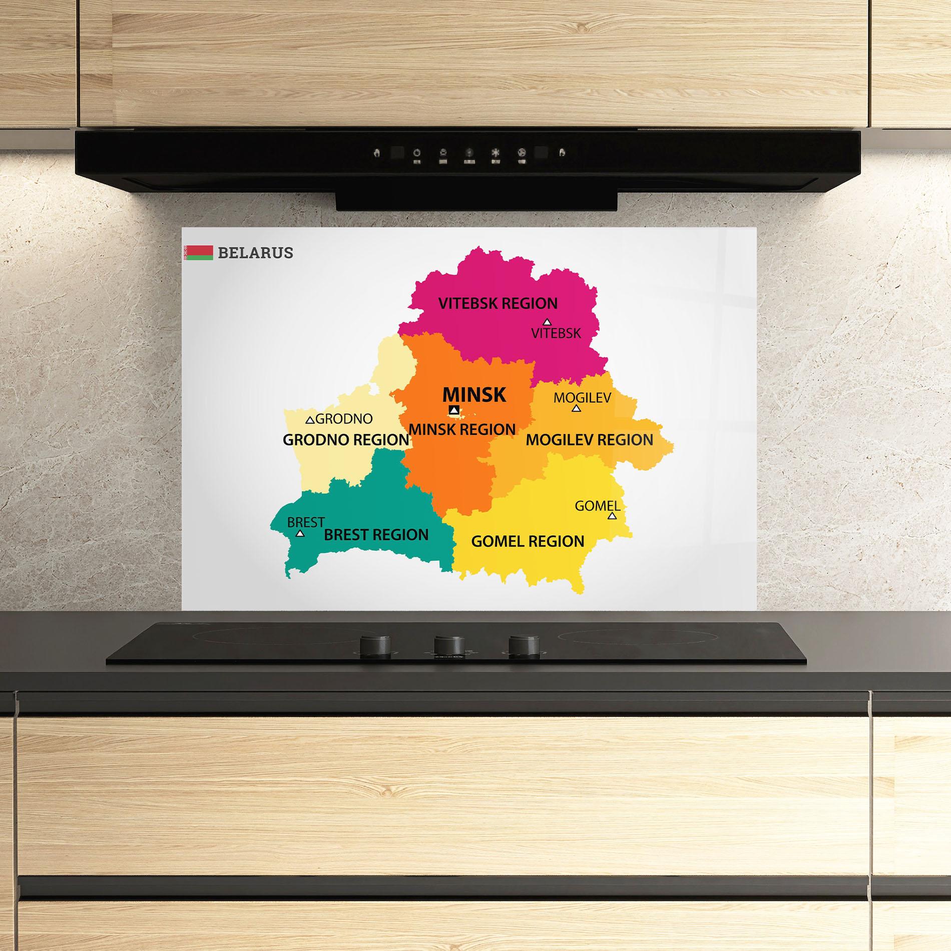 Panou Sticla Bucatarie Belarus Color Map mockup 3