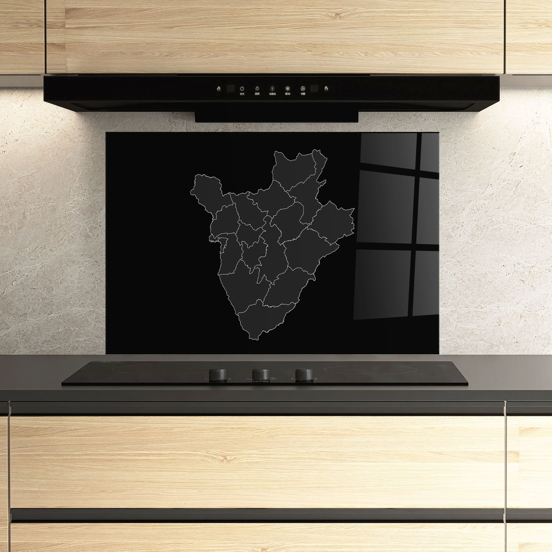 Burundi Grey Map mockup 3