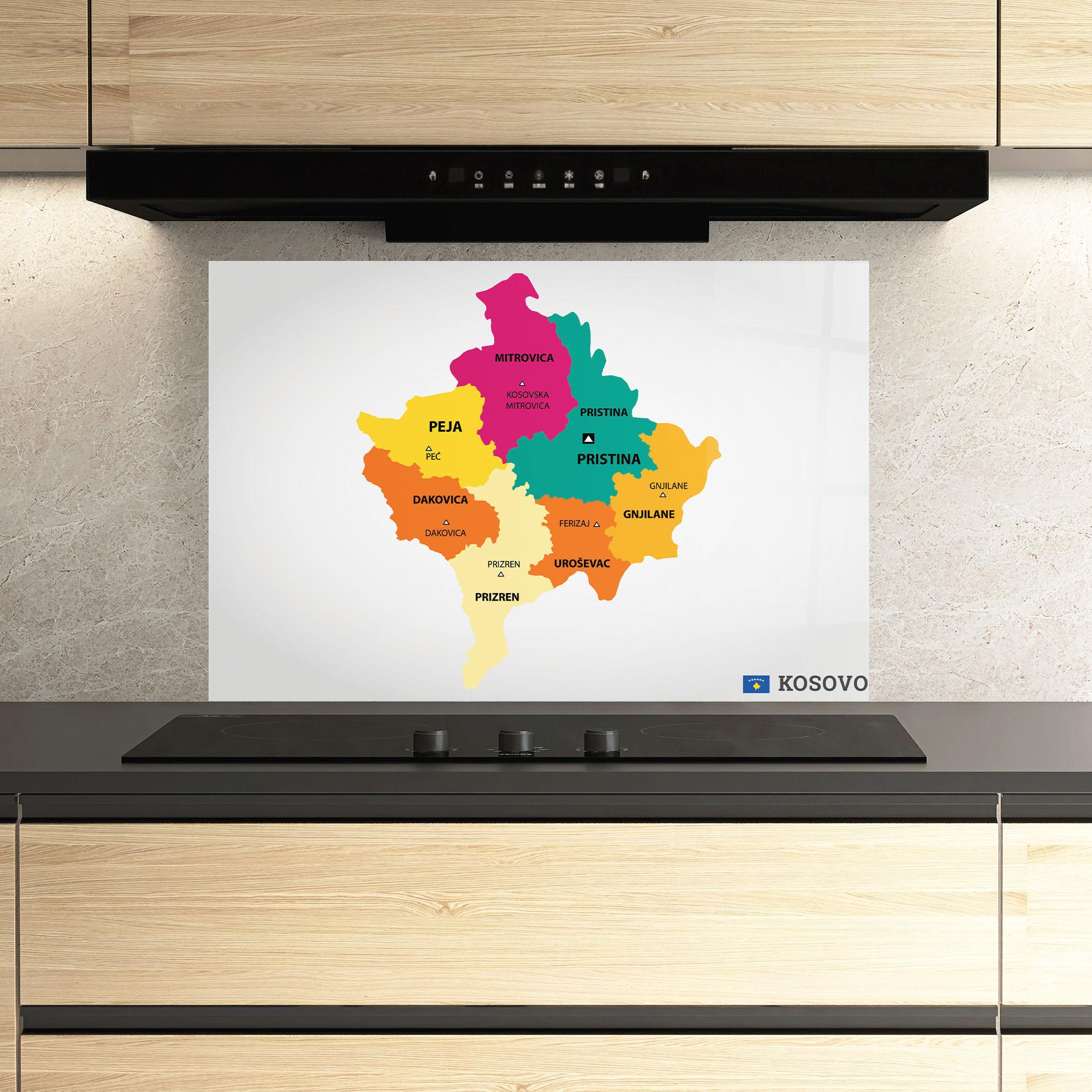 Panou Sticla Bucatarie Kosovo Color Map mockup 3