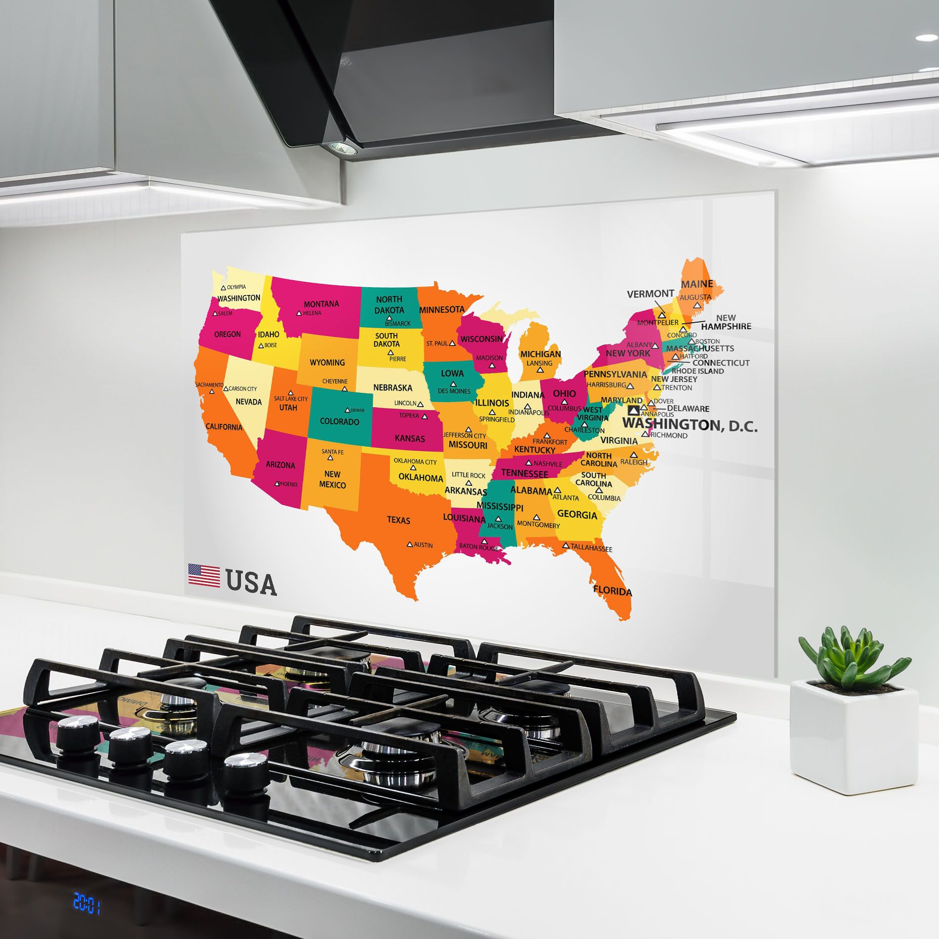 Usa Map mockup 6