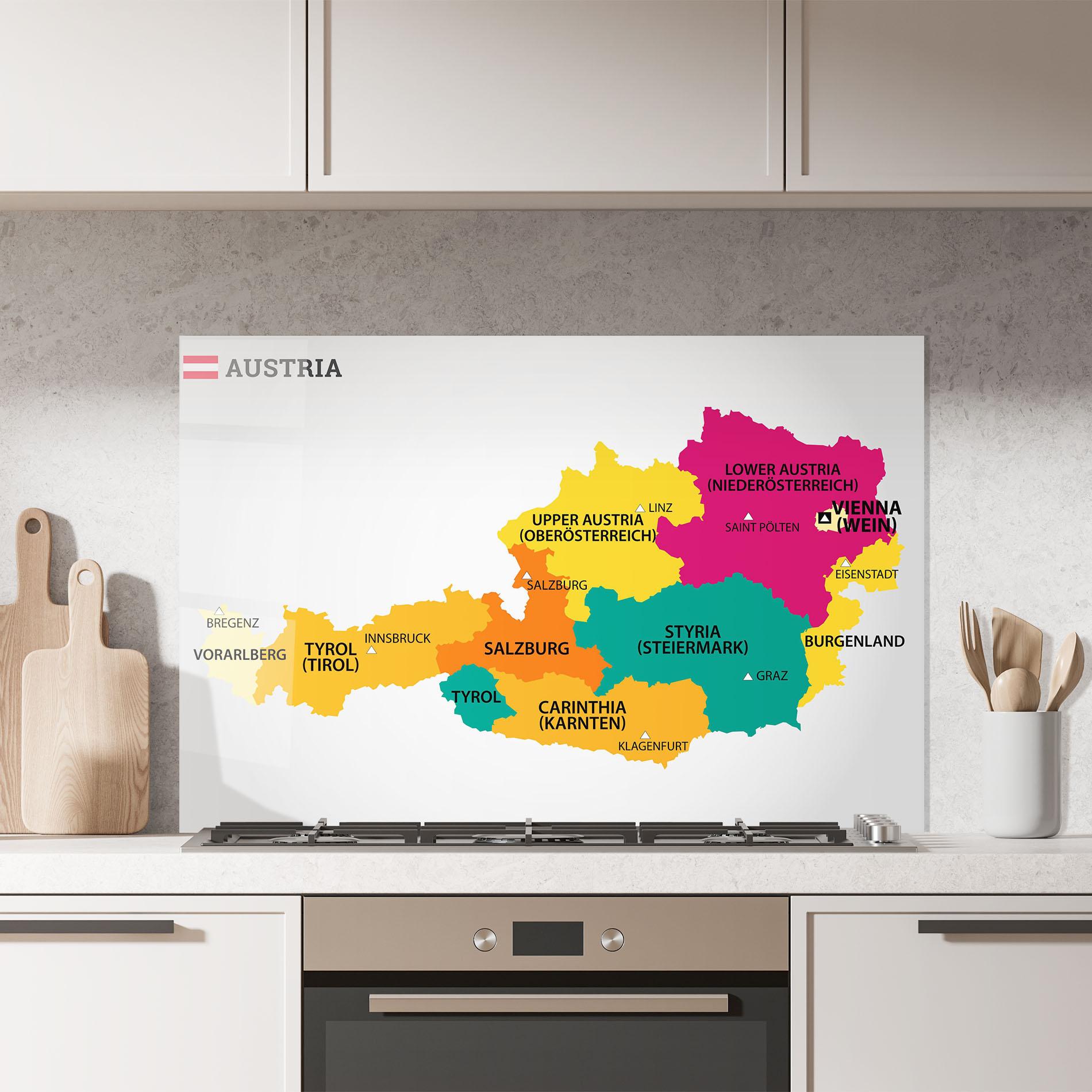 Panou Sticla Bucatarie Austria Color Map mockup 7