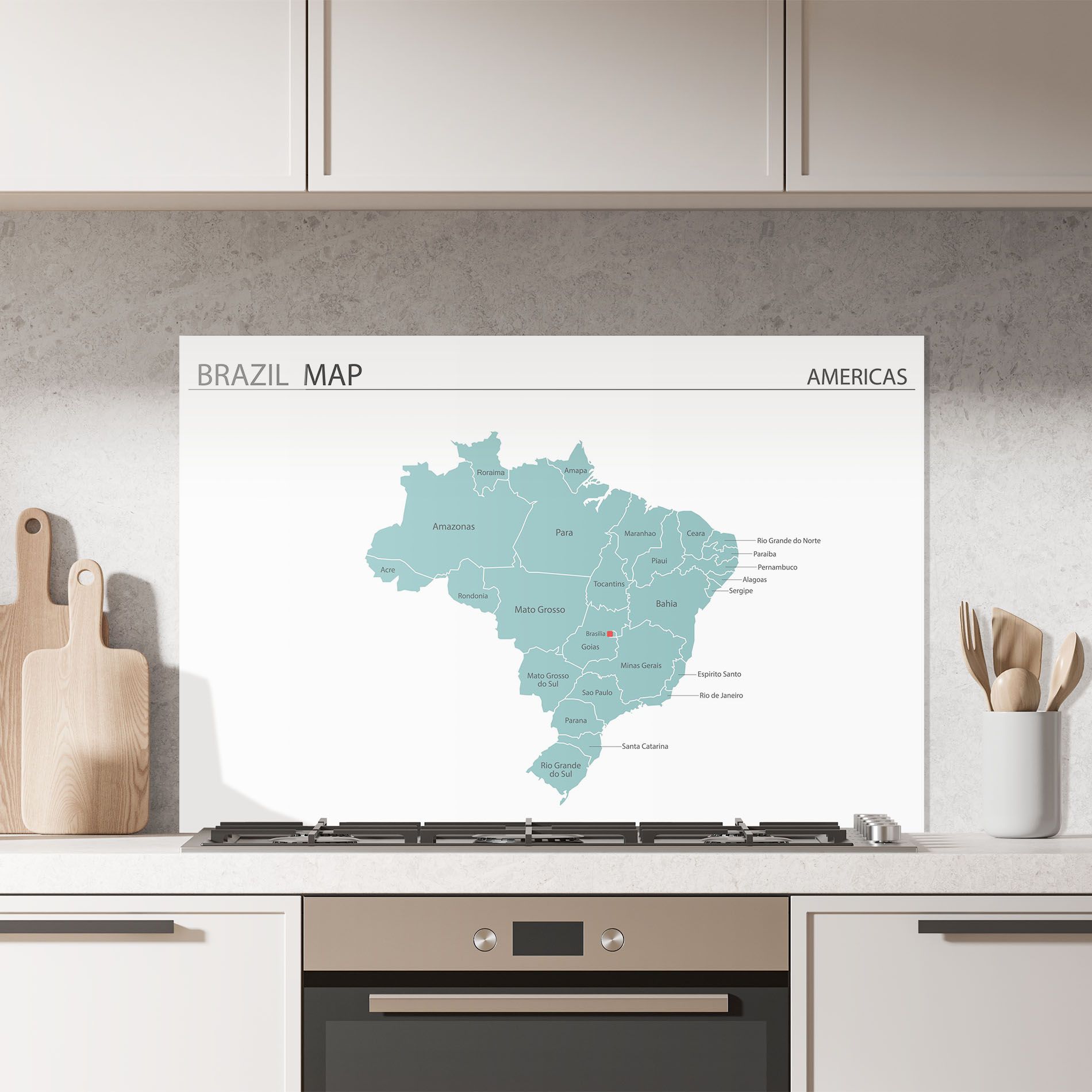 Brazil Map mockup 7