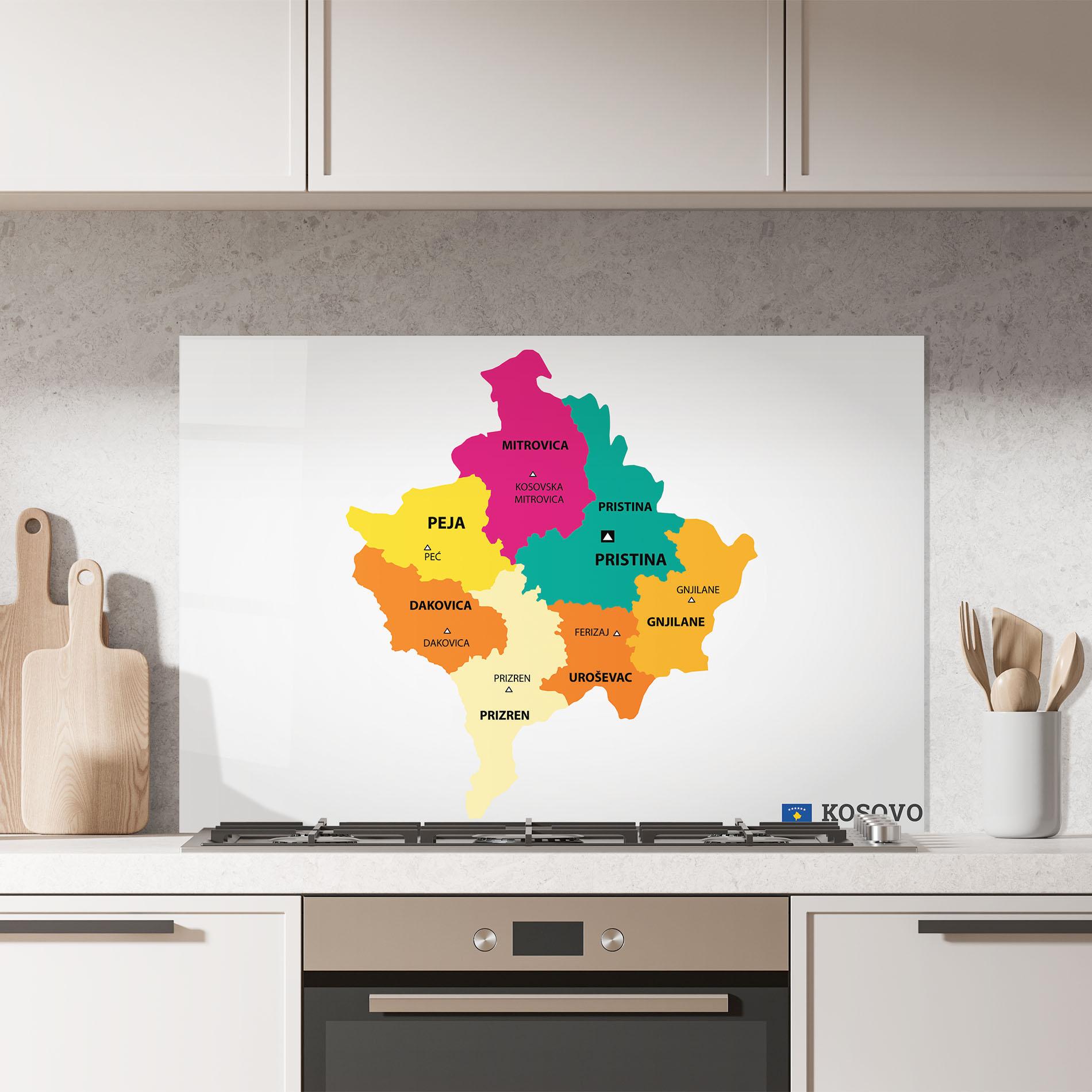Panou Sticla Bucatarie Kosovo Color Map mockup 7