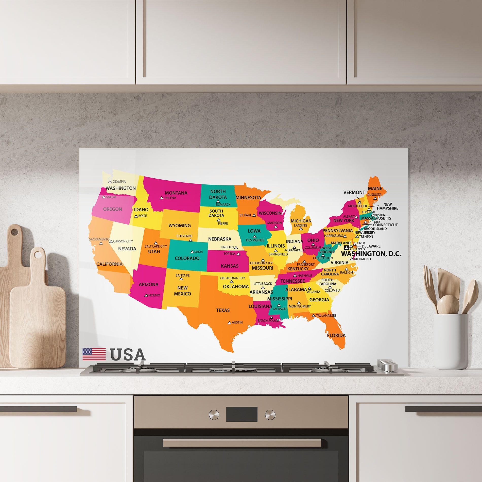Usa Map mockup 7