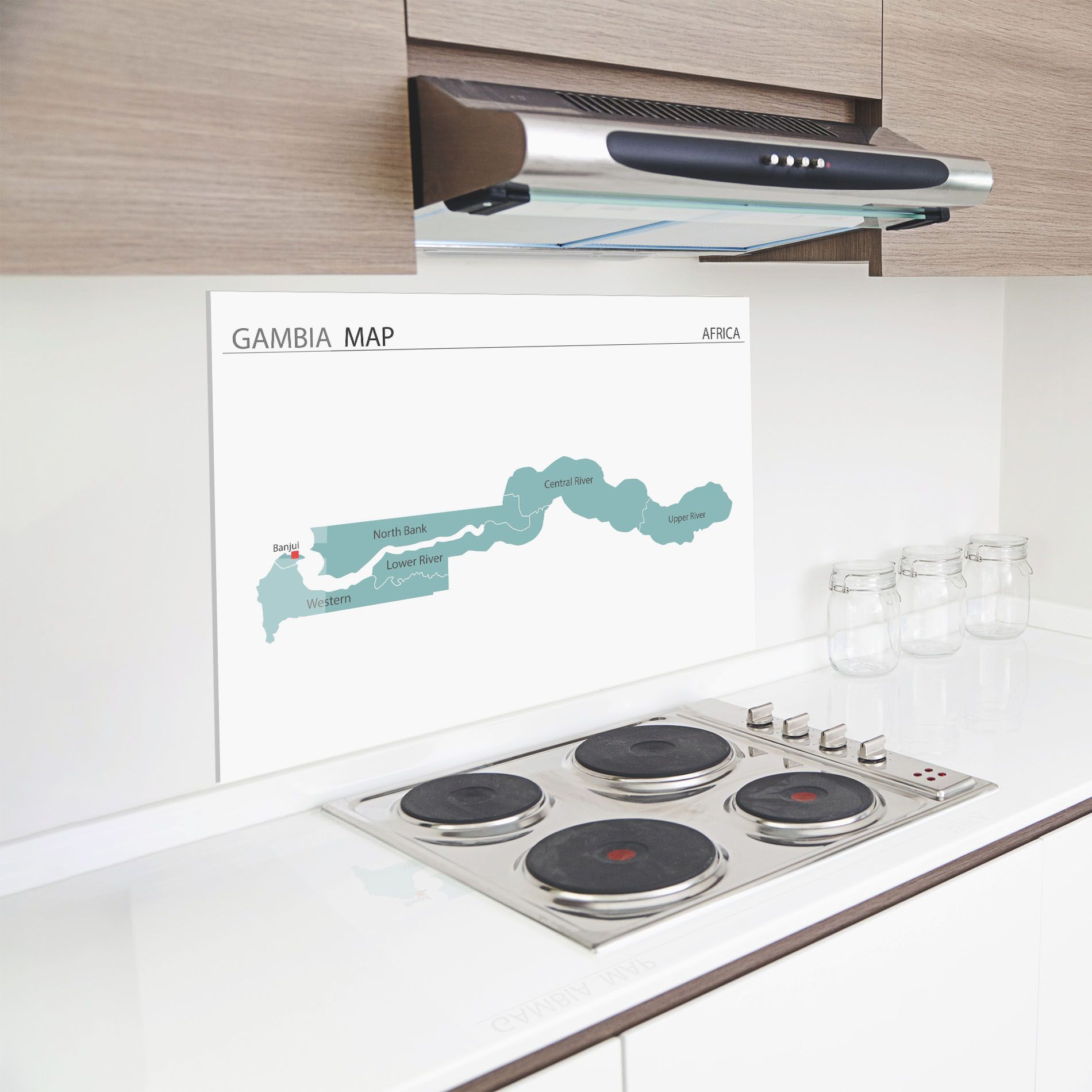 Gambia Map mockup 8