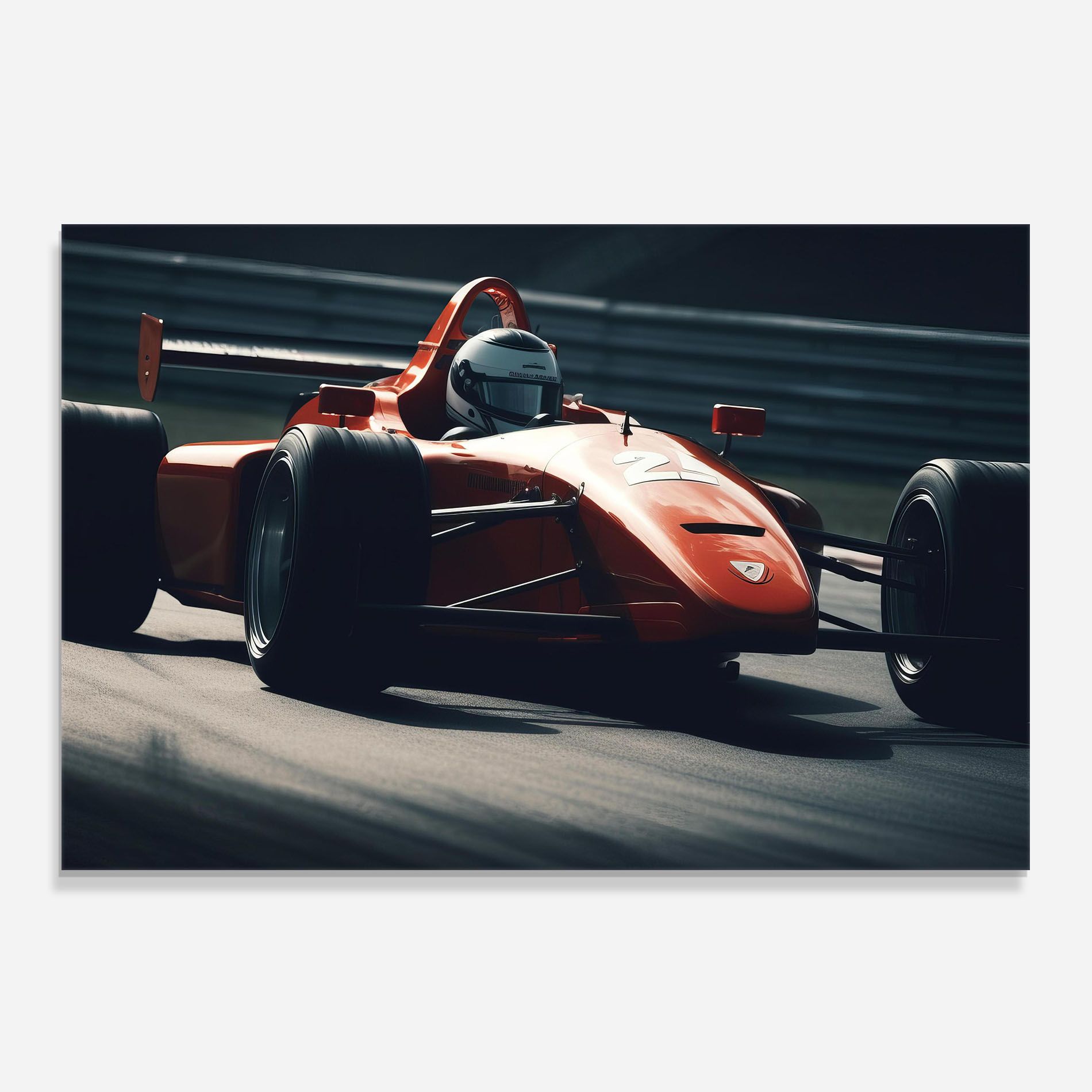 Orange Car F1 mockup 0