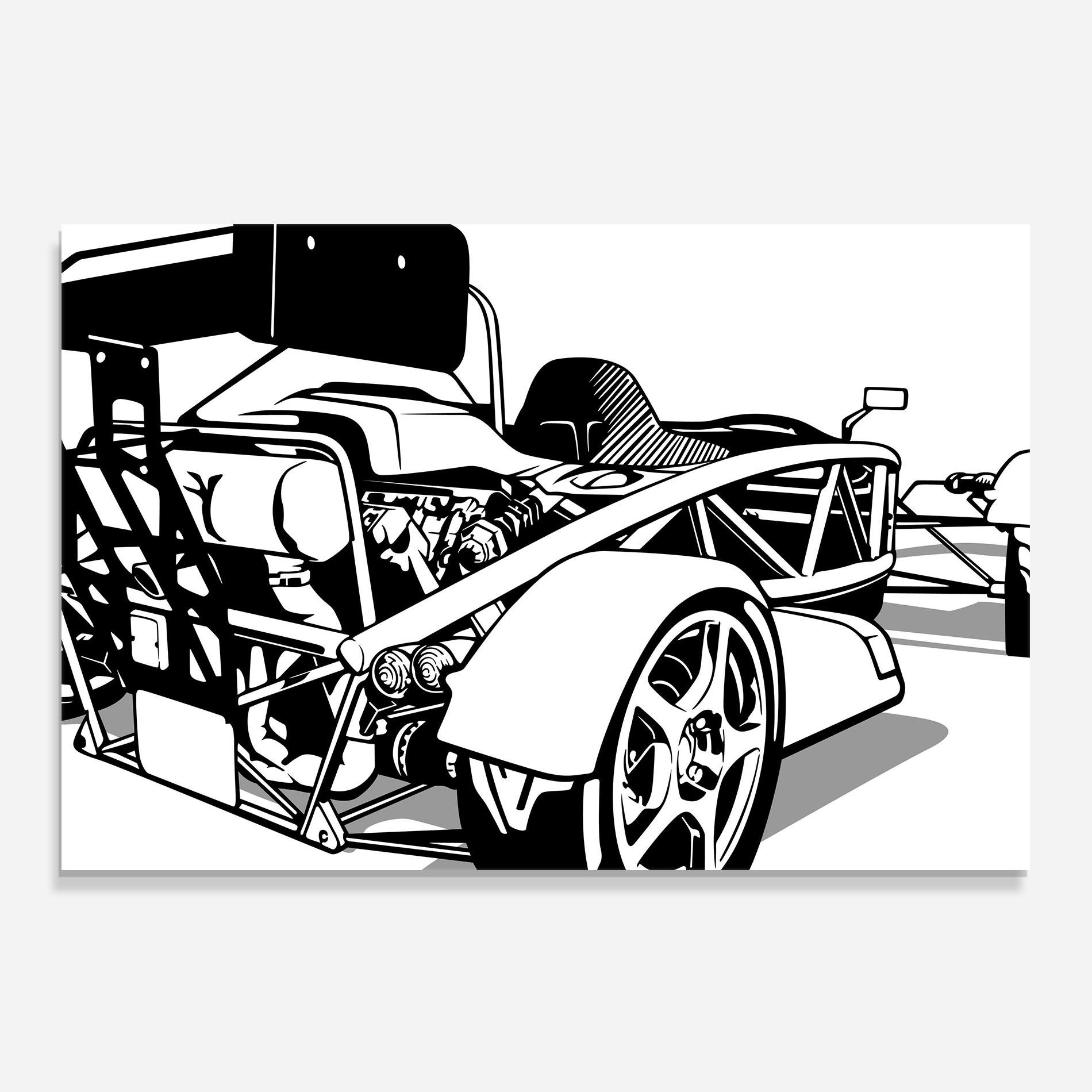 Panou Sticla Bucatarie Race Line F1 mockup 0