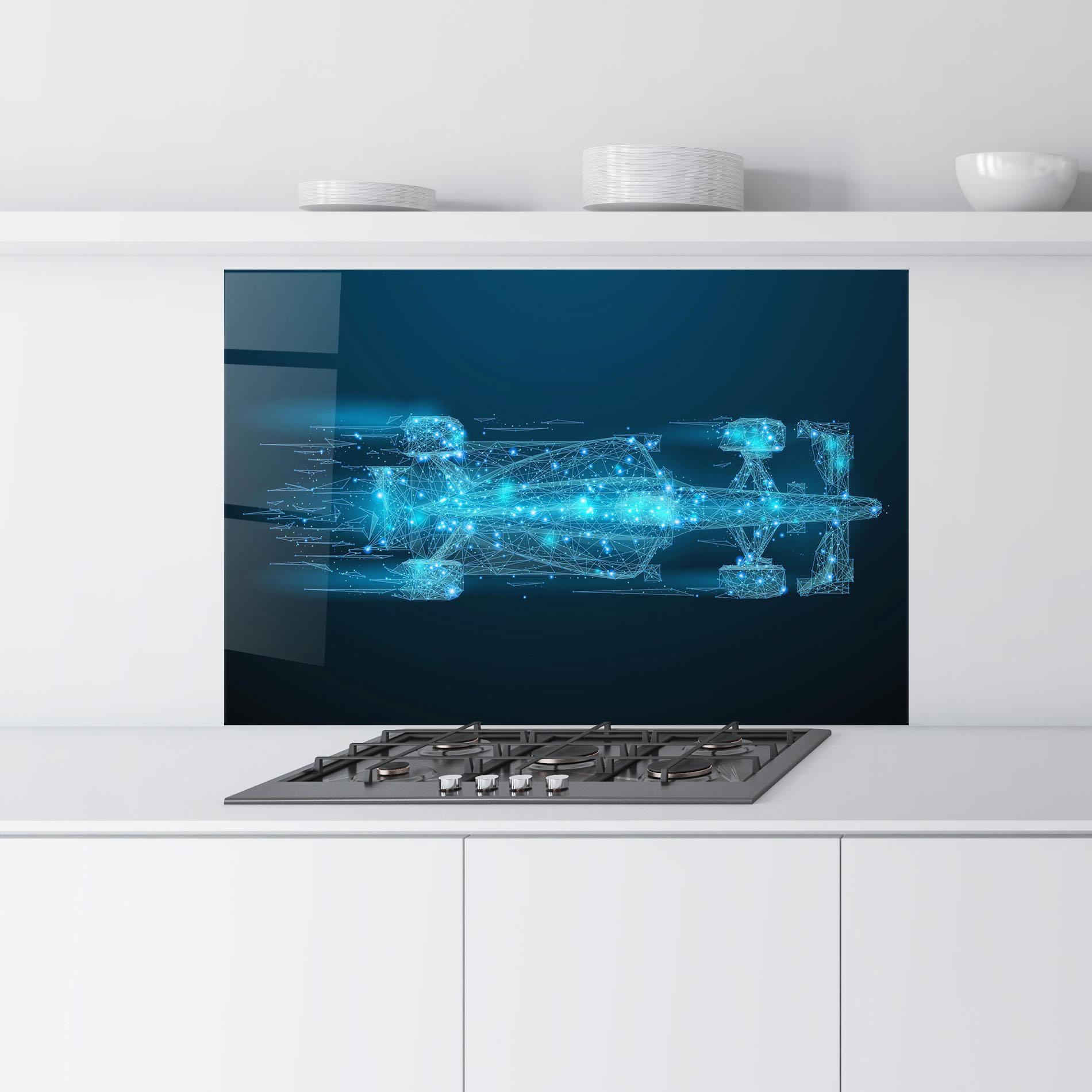 Panou Sticla Bucatarie Blue Light F1 mockup 9