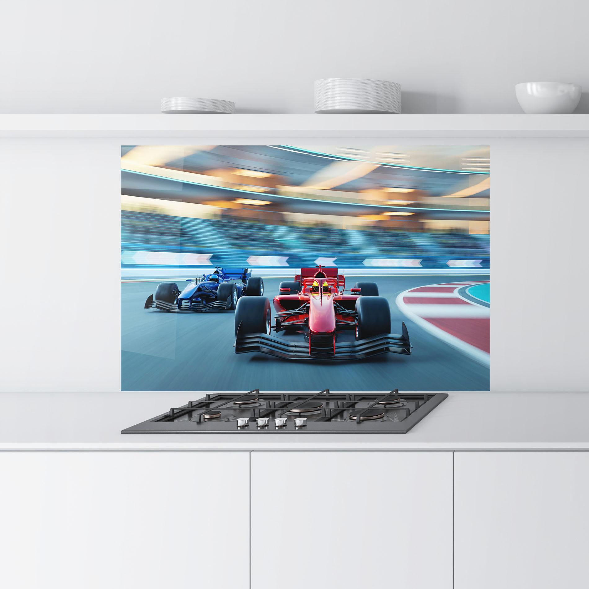 Panou Sticla Bucatarie F1 Racing mockup 9