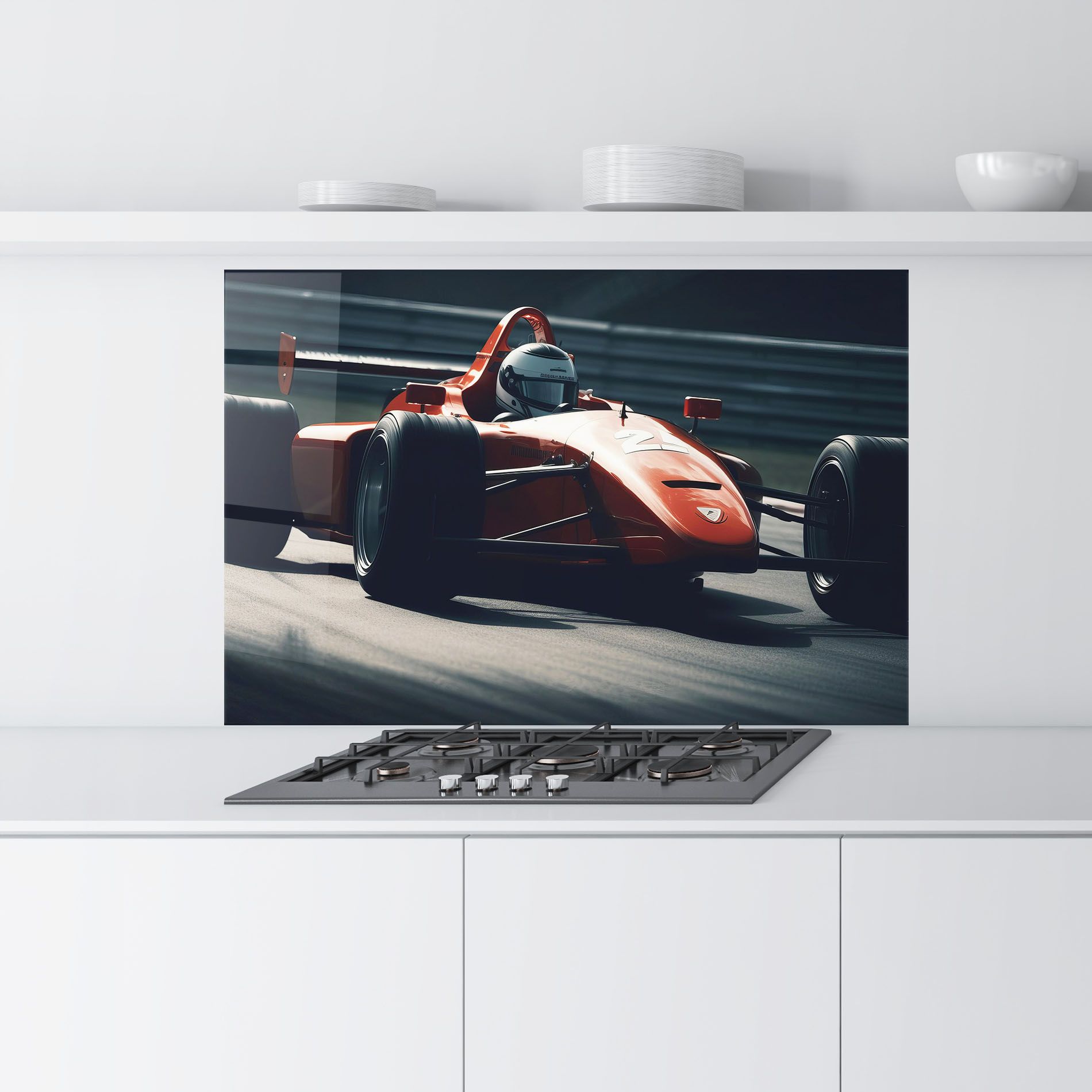 Orange Car F1 mockup 9