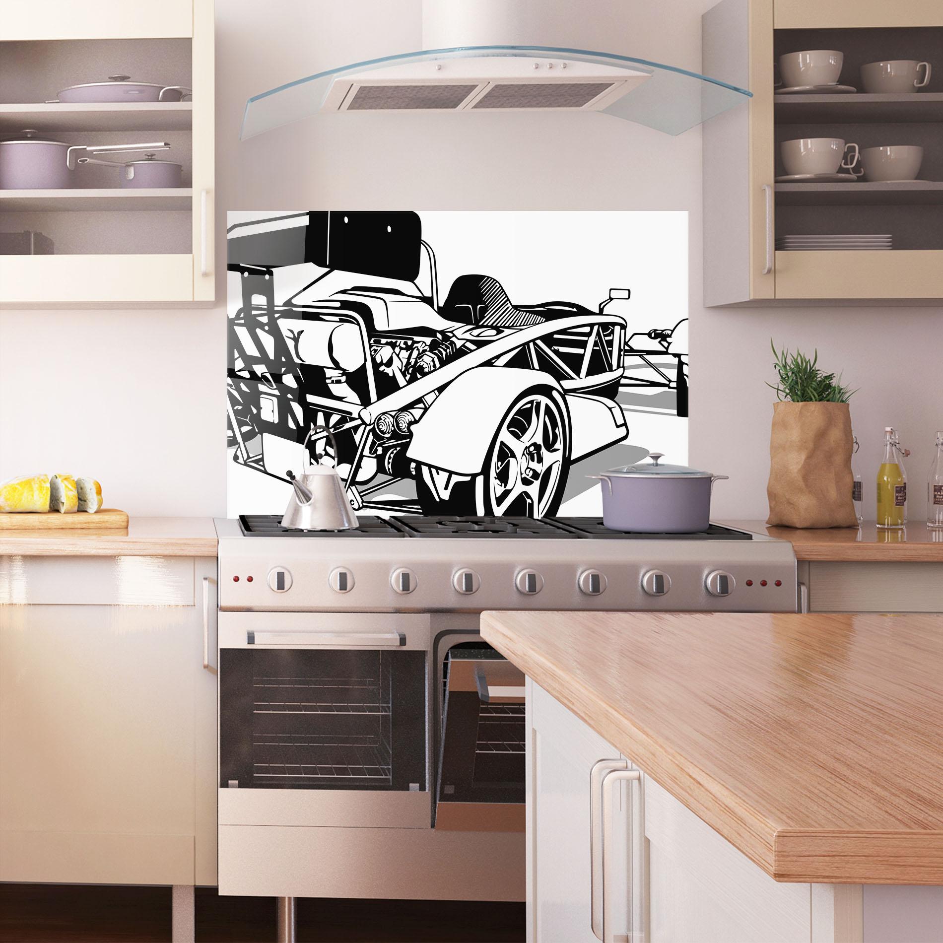 Panou Sticla Bucatarie Race Line F1 mockup 1