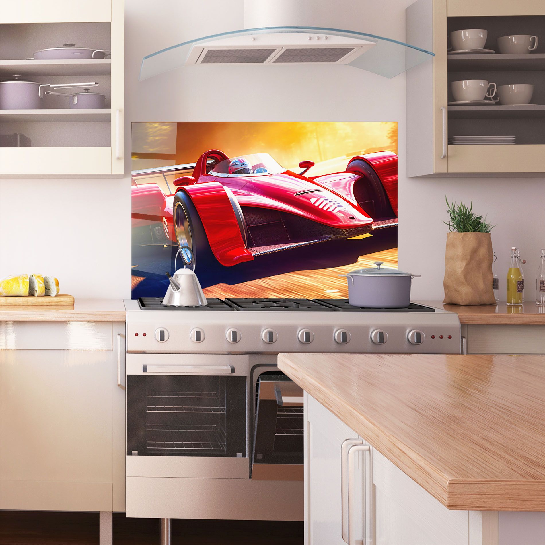 Red Race Car mockup 1