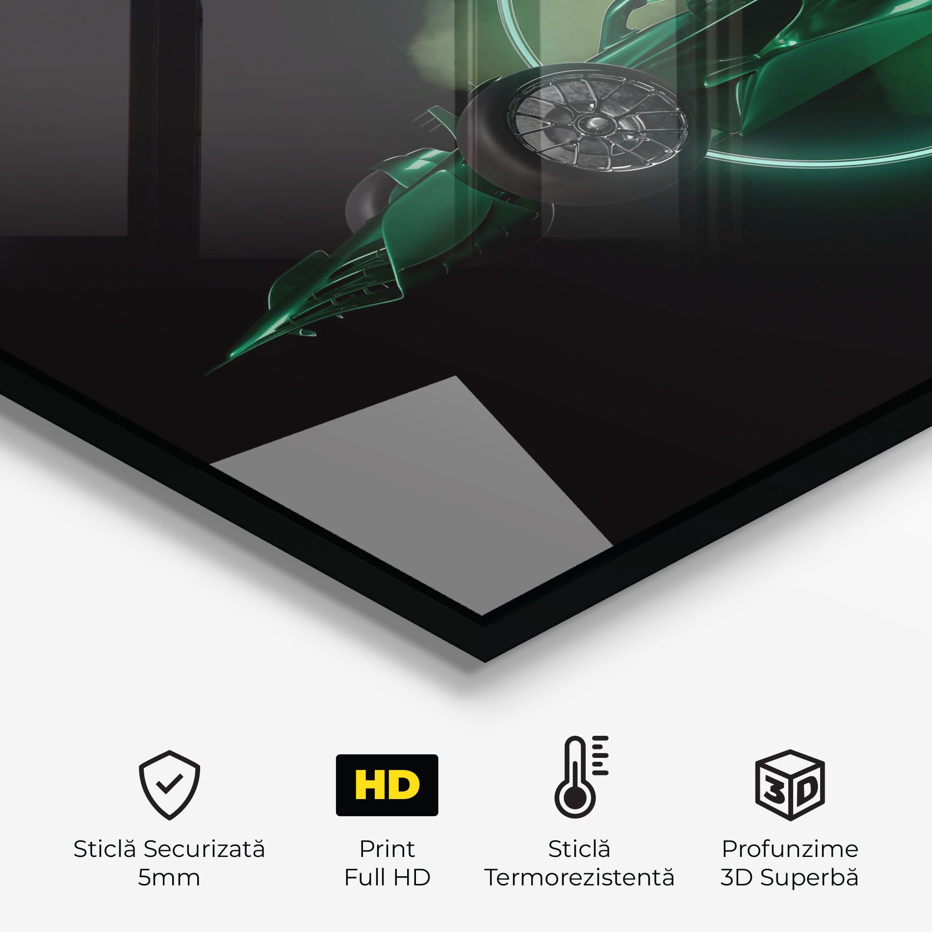 Green Racing Car mockup 2