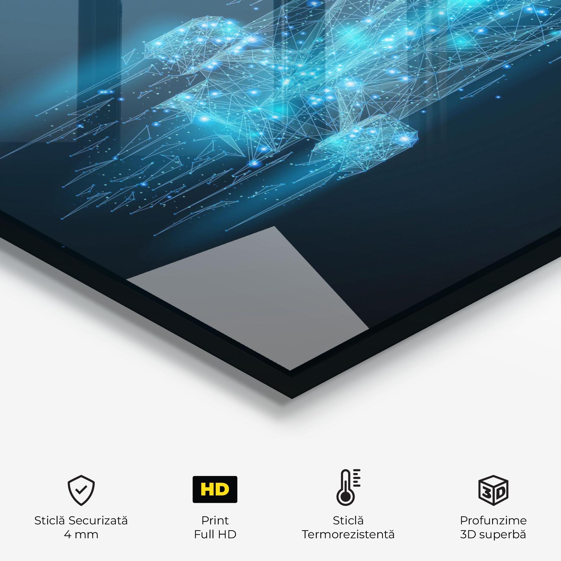 Panou Sticla Bucatarie Blue Light F1 mockup 2