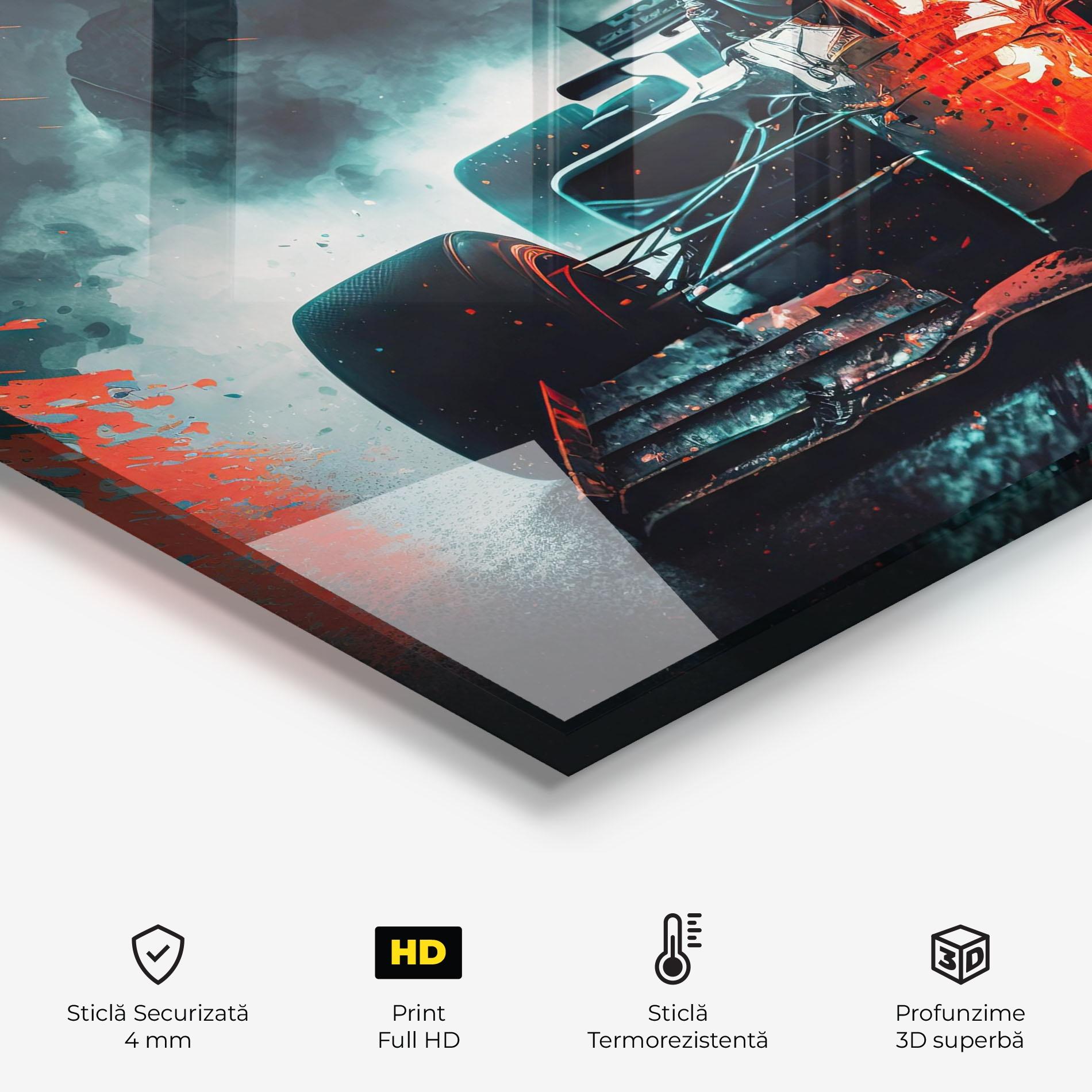 Panou Sticla Bucatarie Blue Red F1 mockup 2