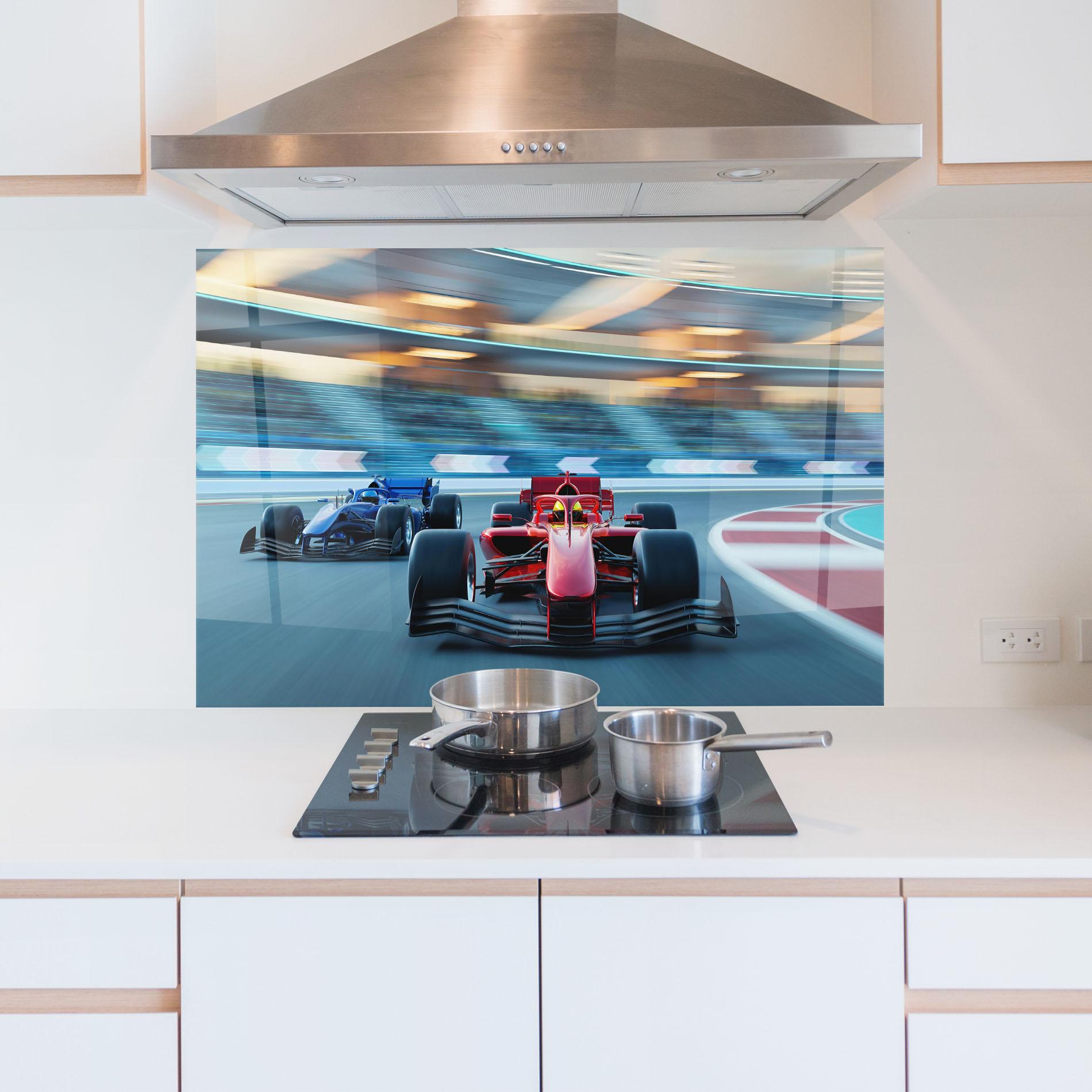Panou Sticla Bucatarie F1 Racing mockup 5
