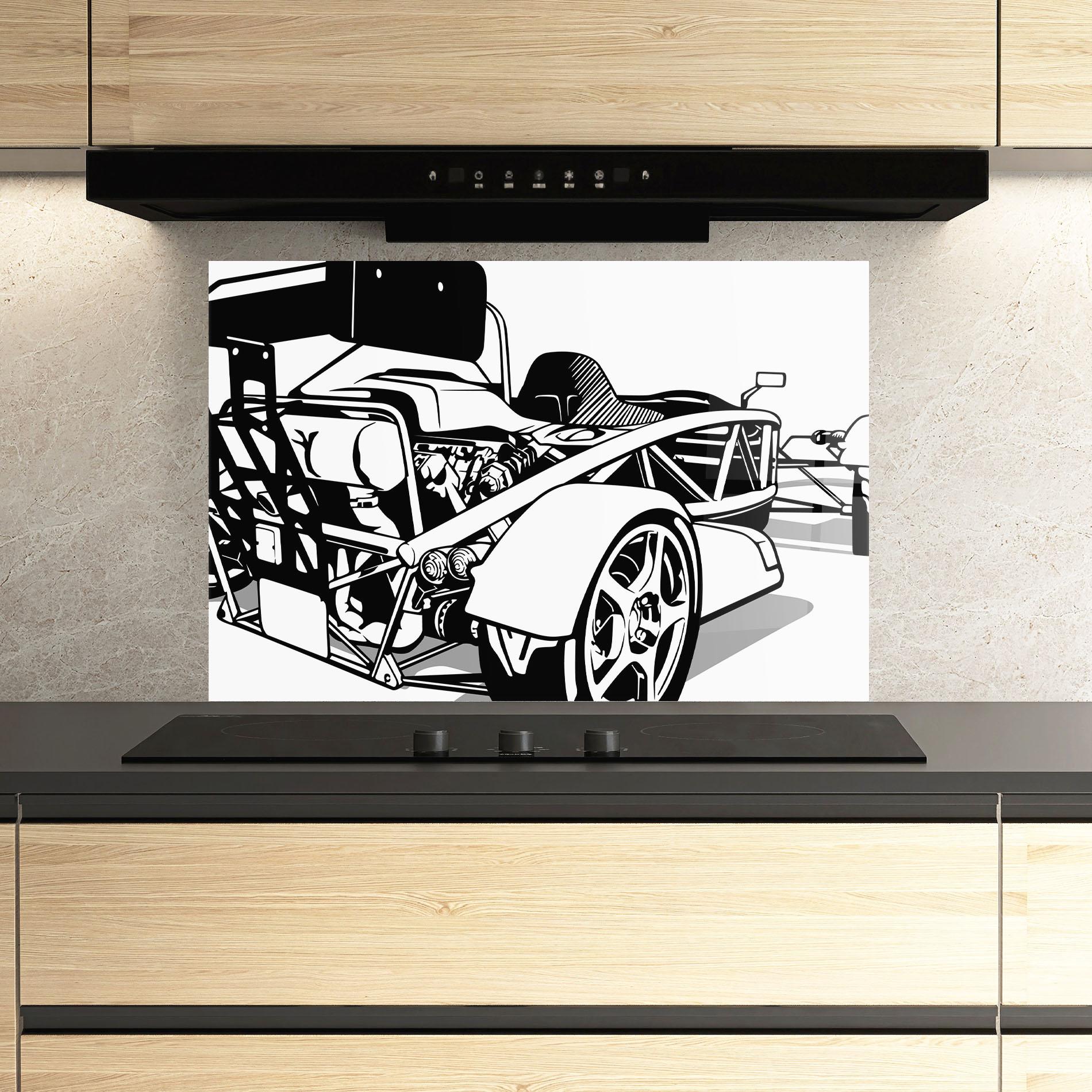 Panou Sticla Bucatarie Race Line F1 mockup 3