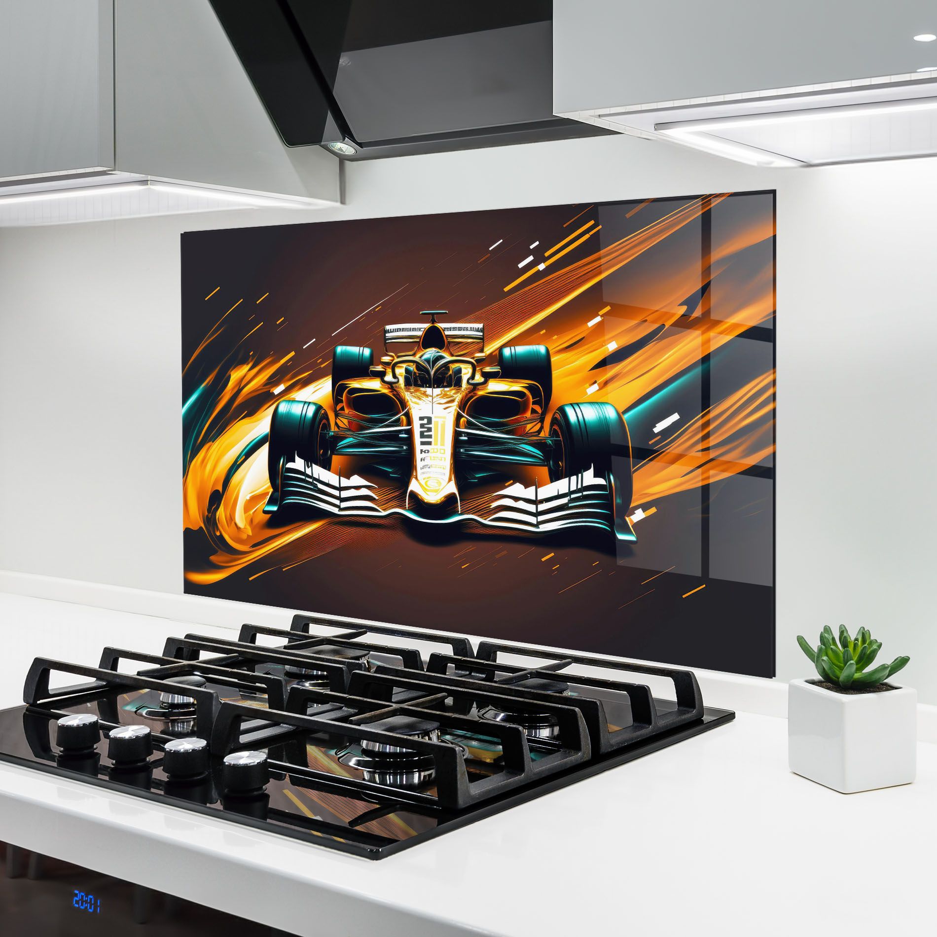 Orange Racing Car mockup 6