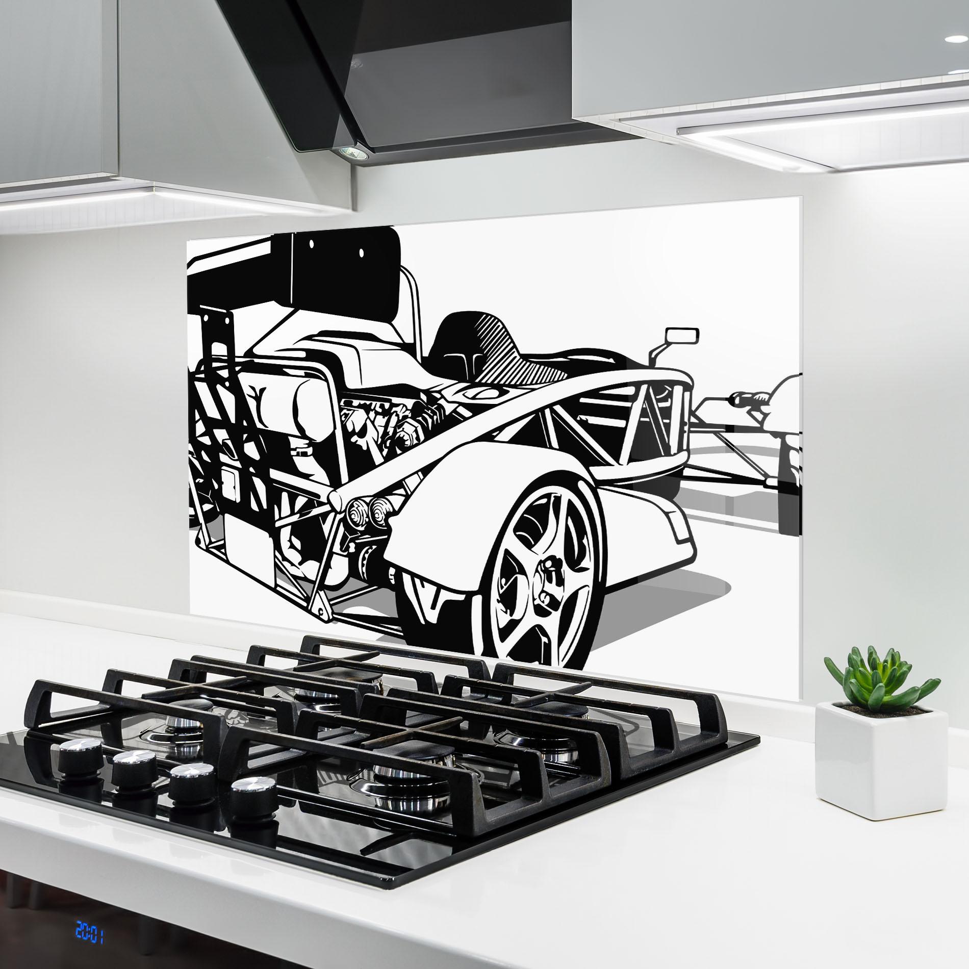 Panou Sticla Bucatarie Race Line F1 mockup 6