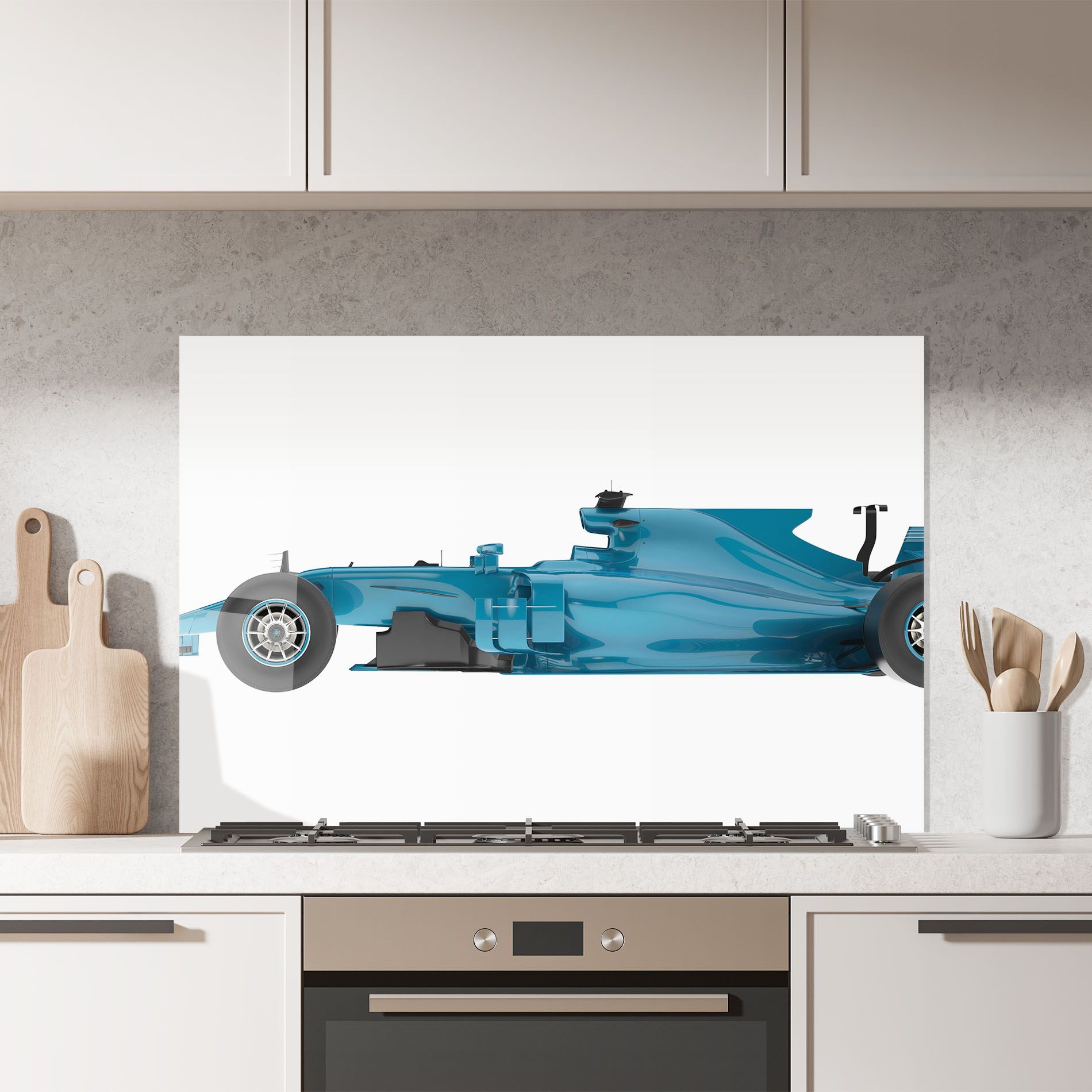Blue F1 Toy mockup 7