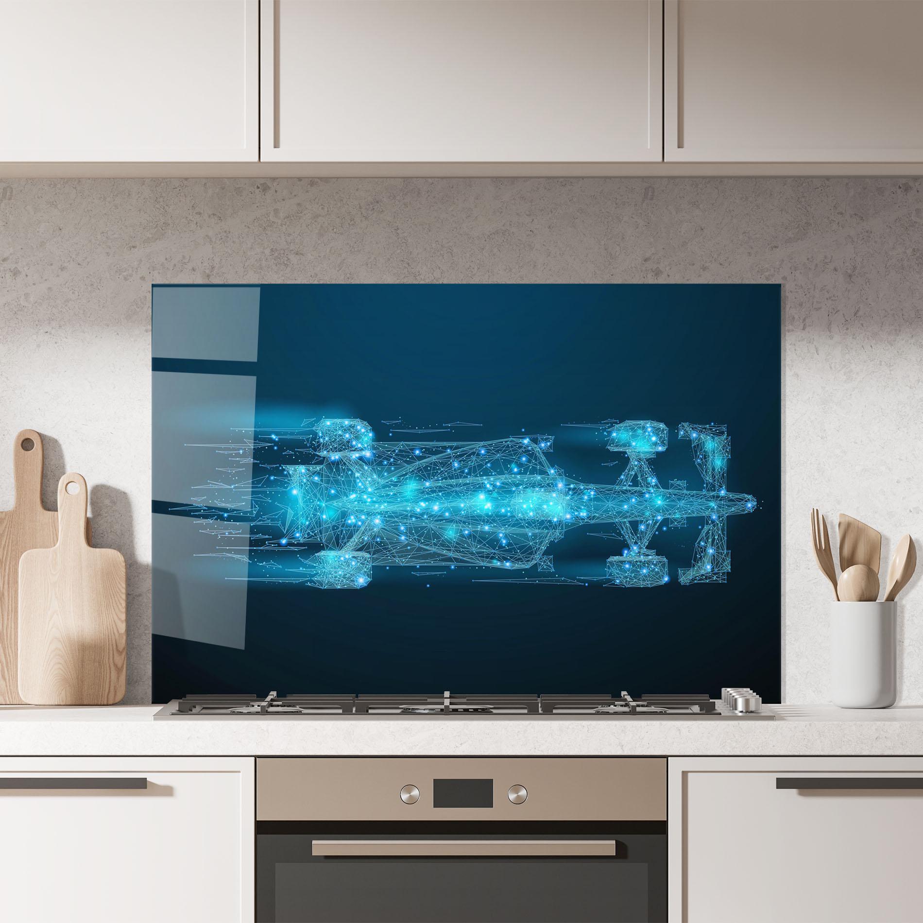 Panou Sticla Bucatarie Blue Light F1 mockup 7