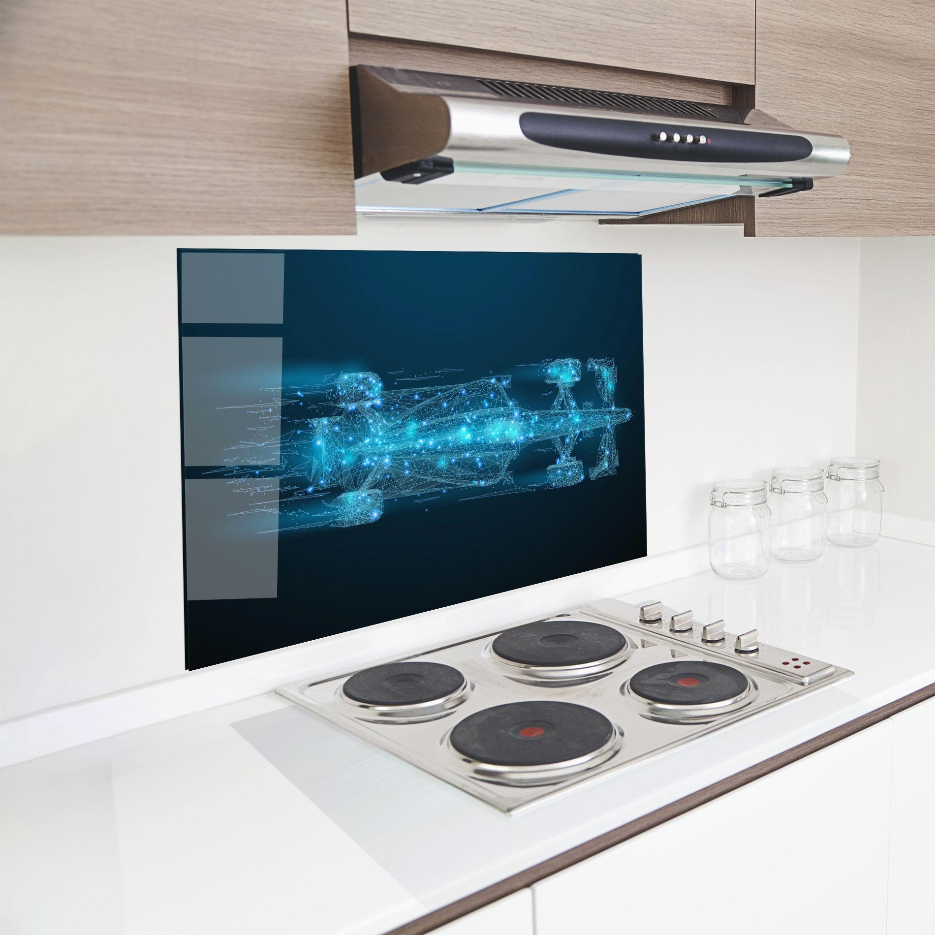 Panou Sticla Bucatarie Blue Light F1 mockup 8