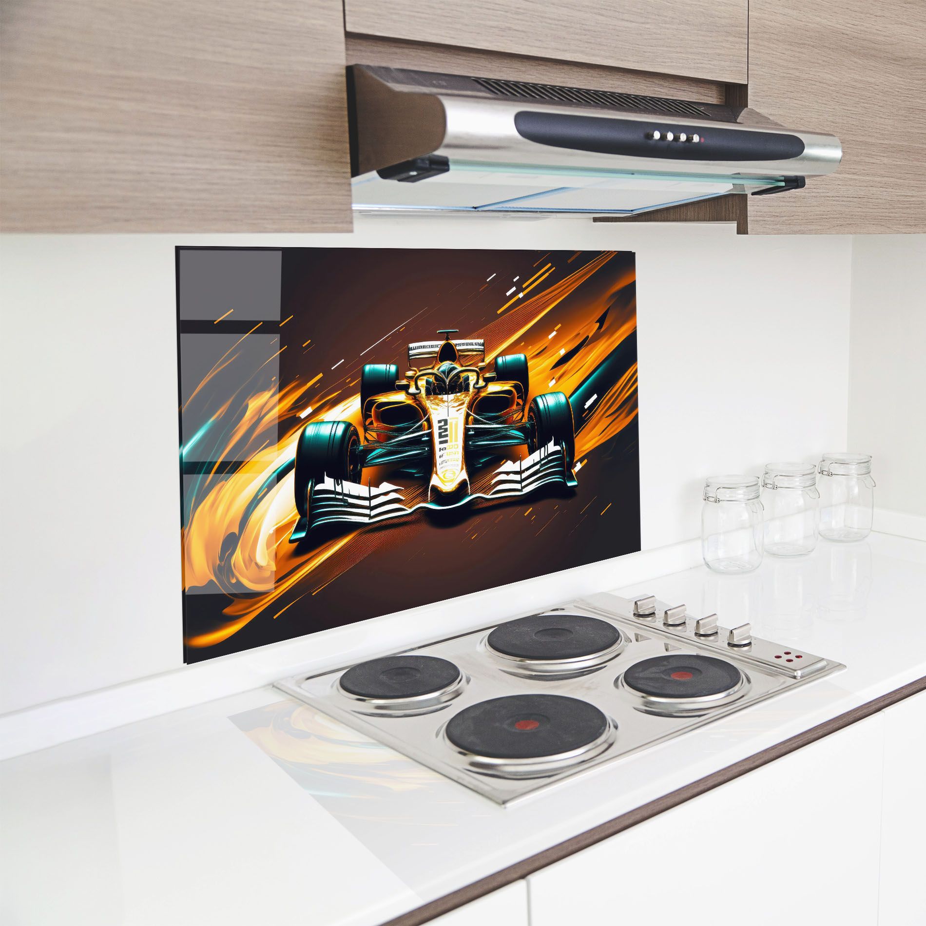 Orange Racing Car mockup 8