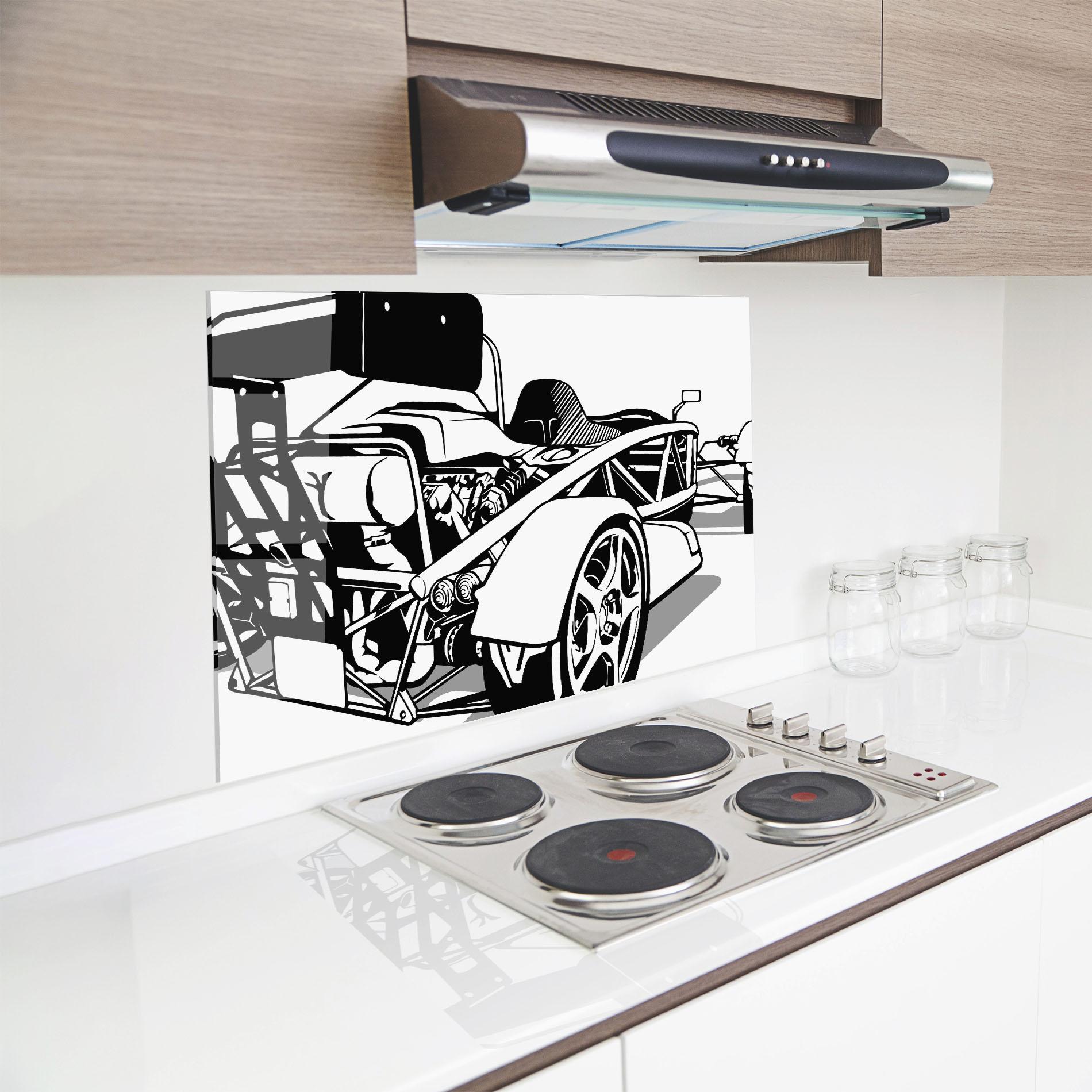 Panou Sticla Bucatarie Race Line F1 mockup 8
