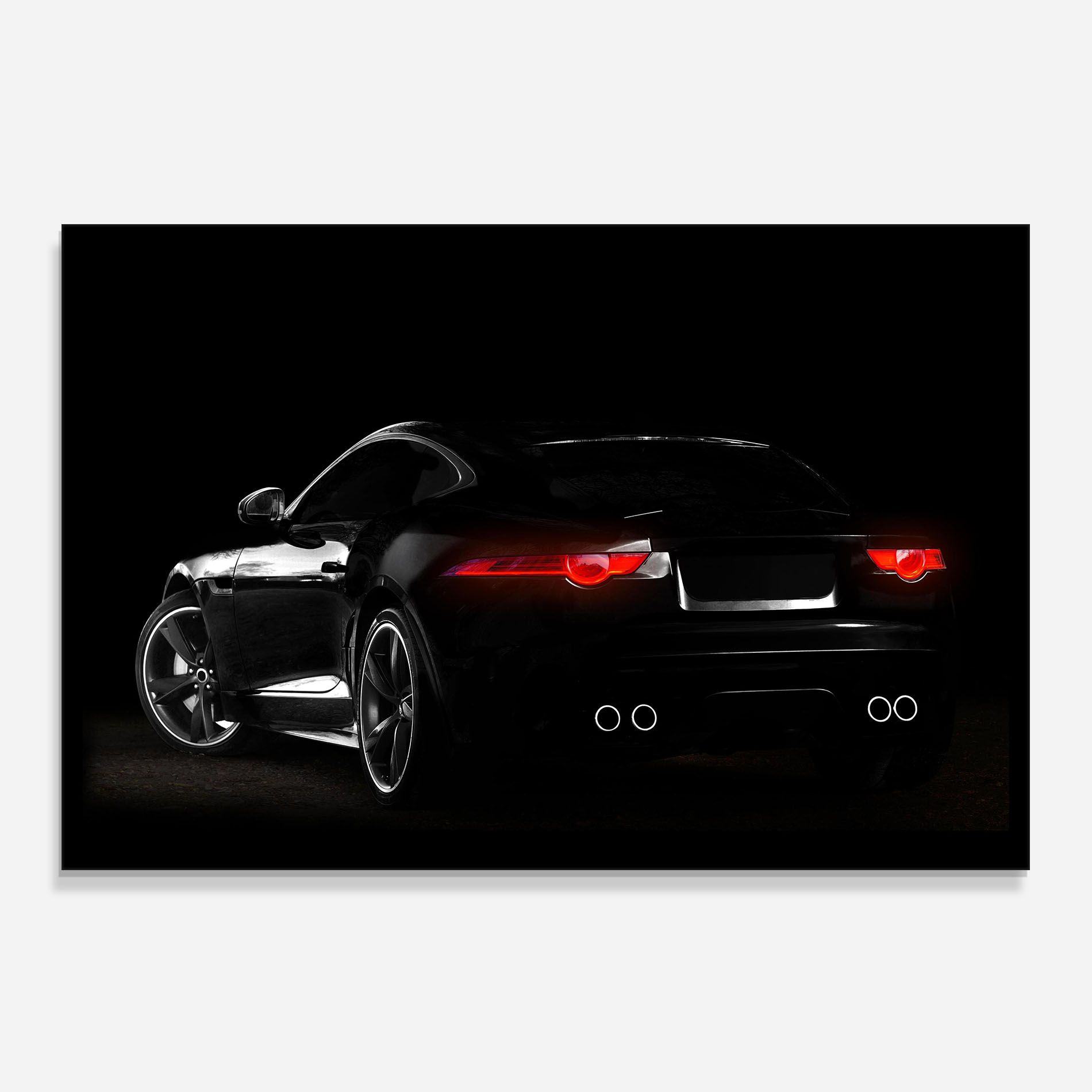 Black Silhouette Car mockup 0