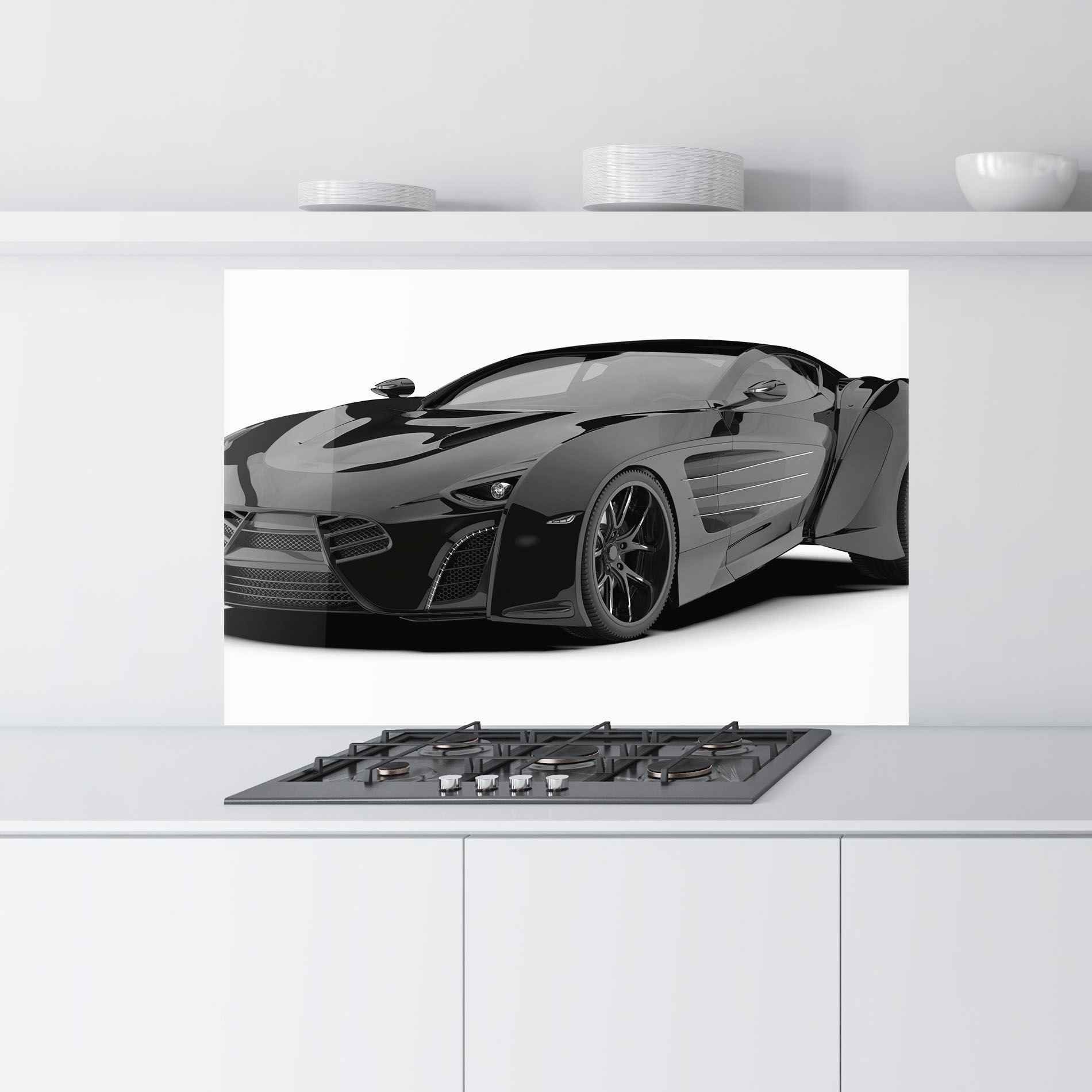 Sport Black Car mockup 9