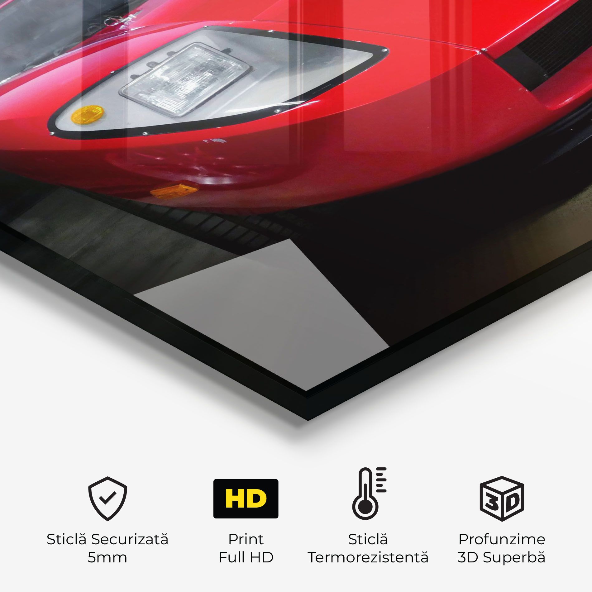 Red Sport Car mockup 2