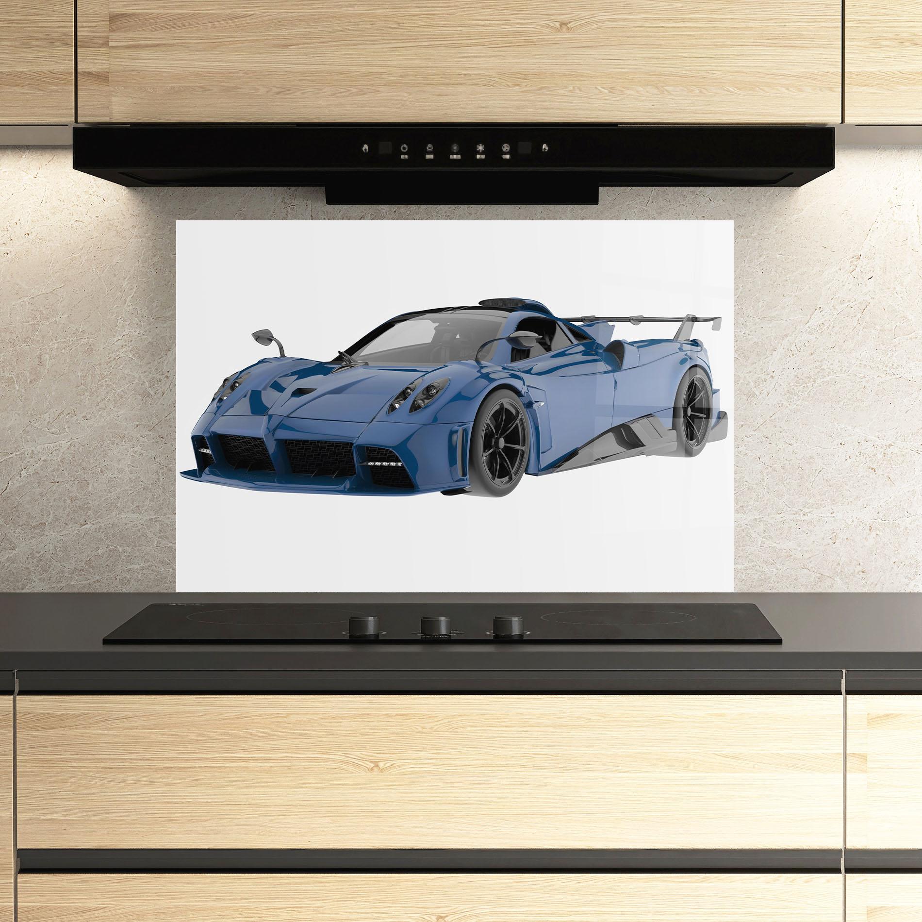 Panou Sticla Bucatarie Dark Blue Pagani mockup 3