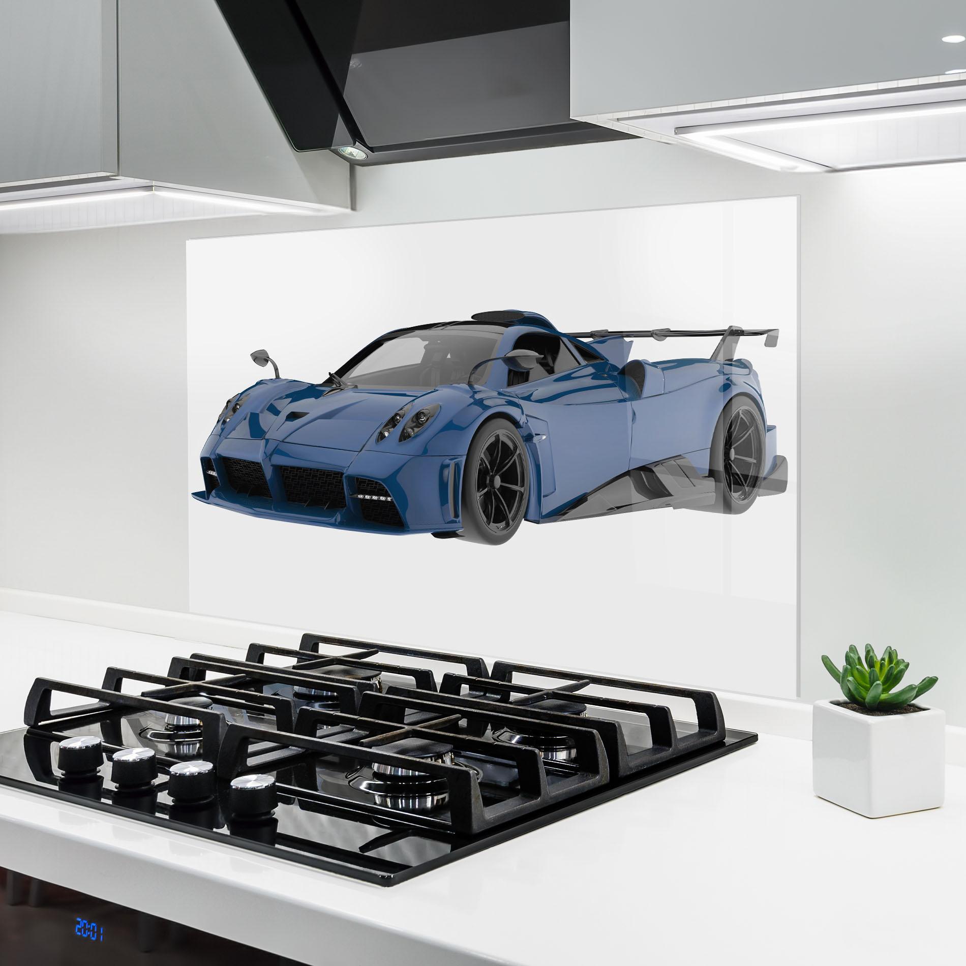 Panou Sticla Bucatarie Dark Blue Pagani mockup 6