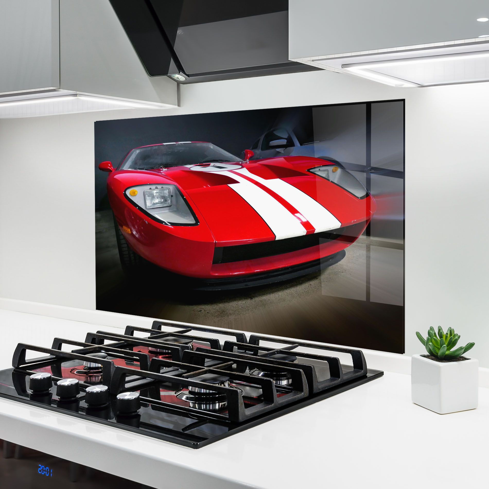 Red Sport Car mockup 6