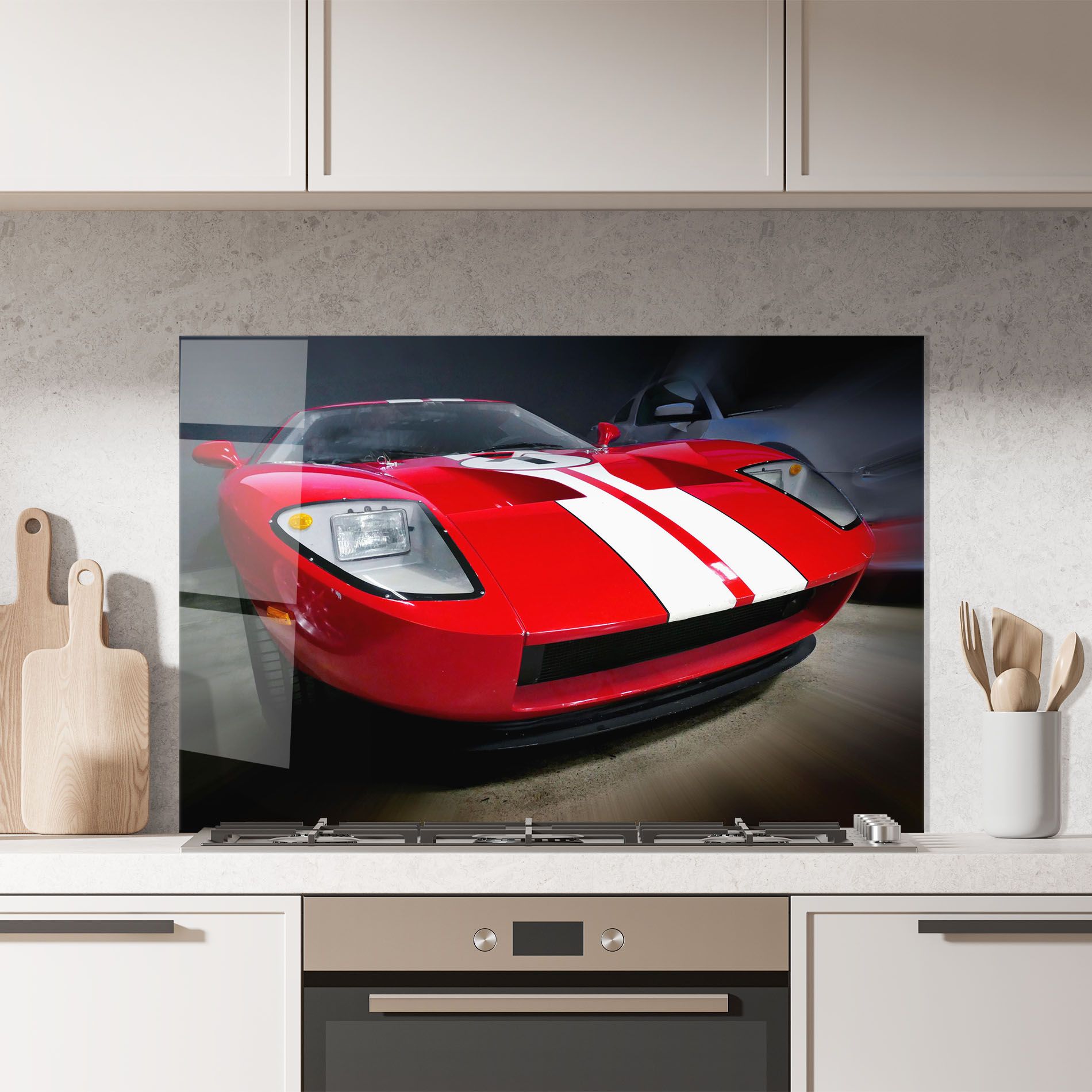 Red Sport Car mockup 7