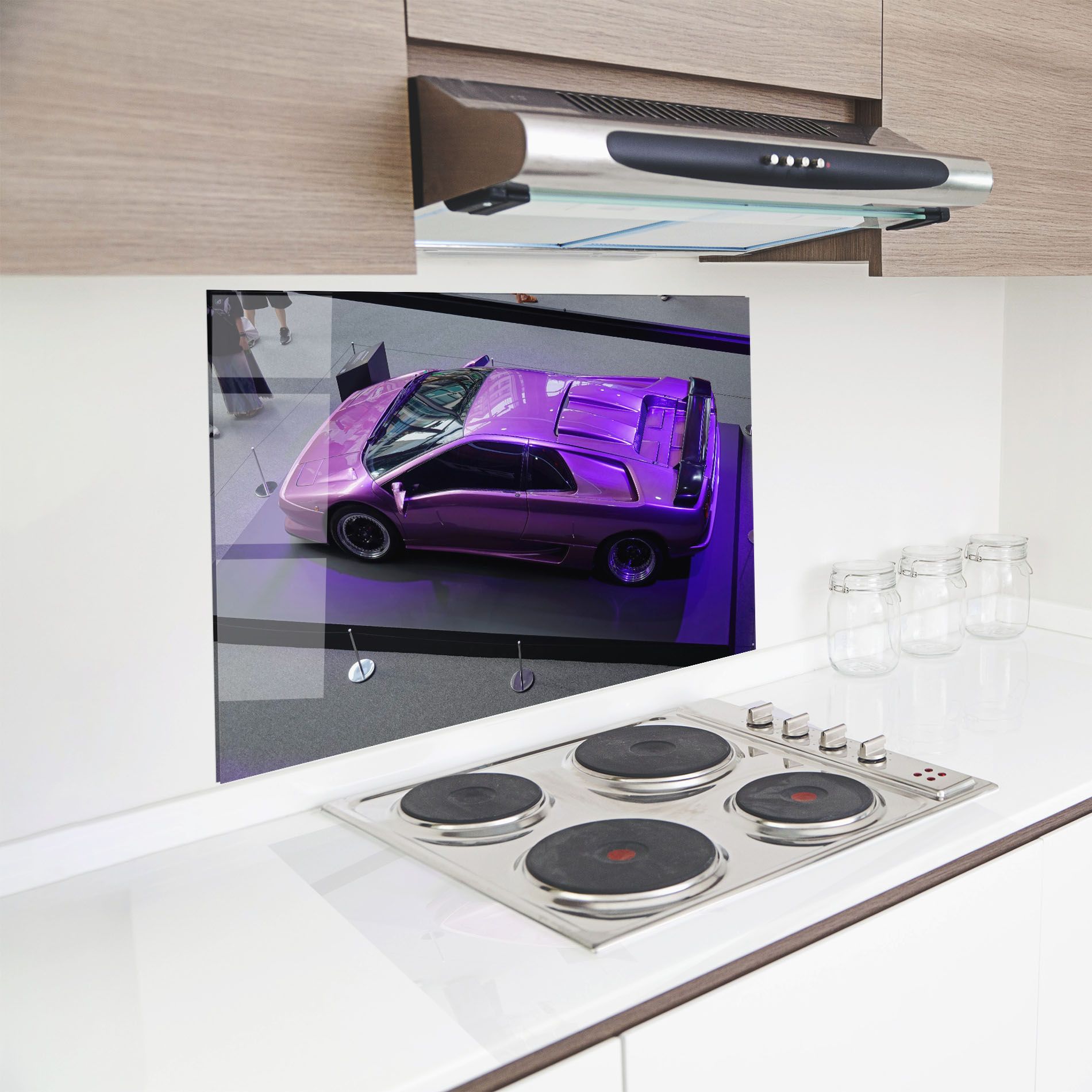 Purple Old Lambo mockup 8