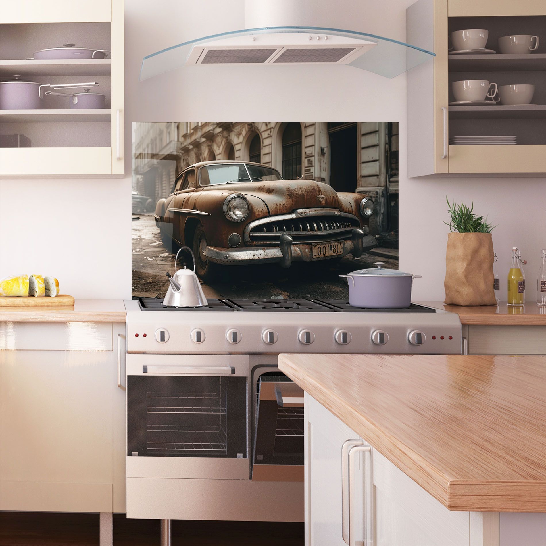 Brown Old Car mockup 1