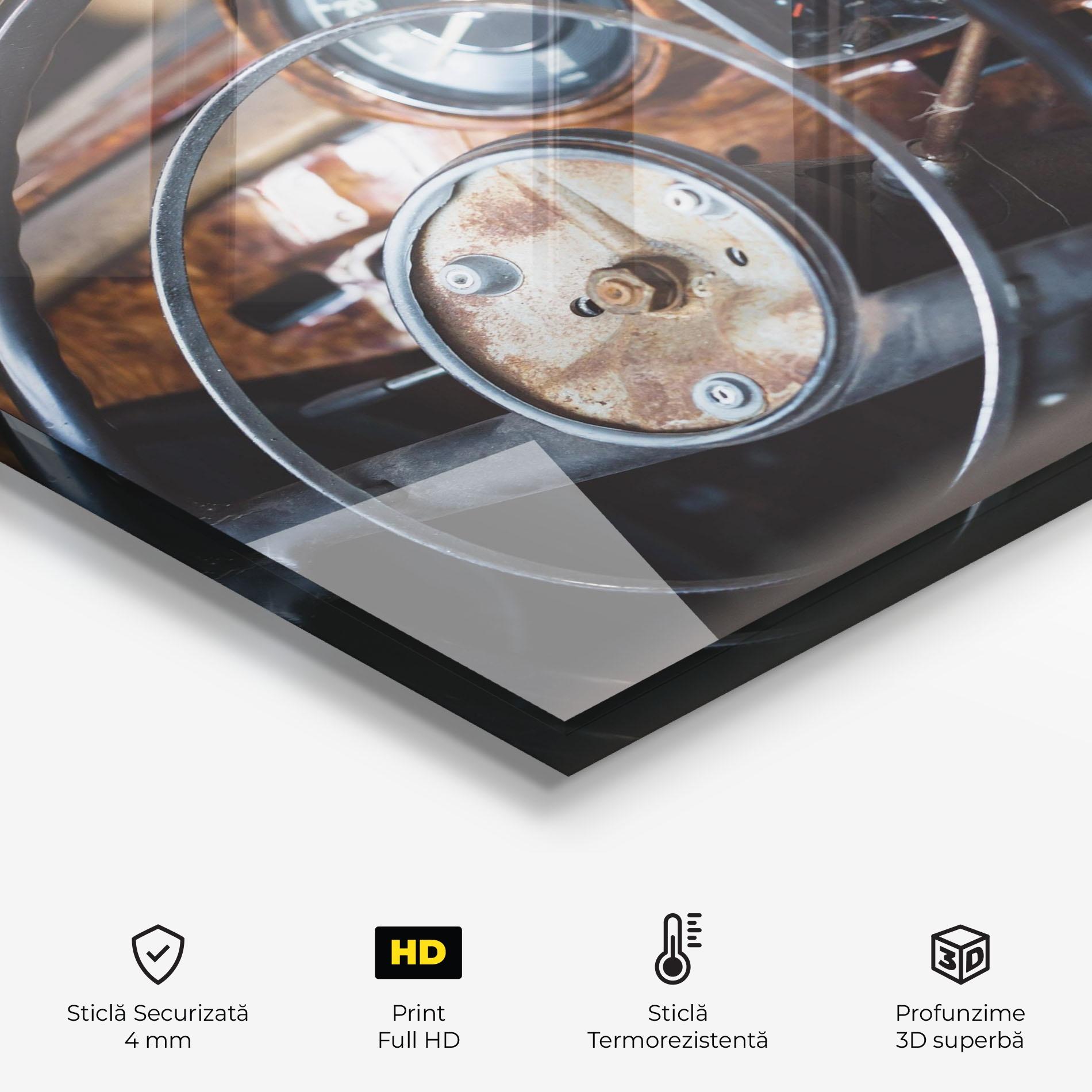 Panou Sticla Bucatarie Brown Clean Car mockup 2