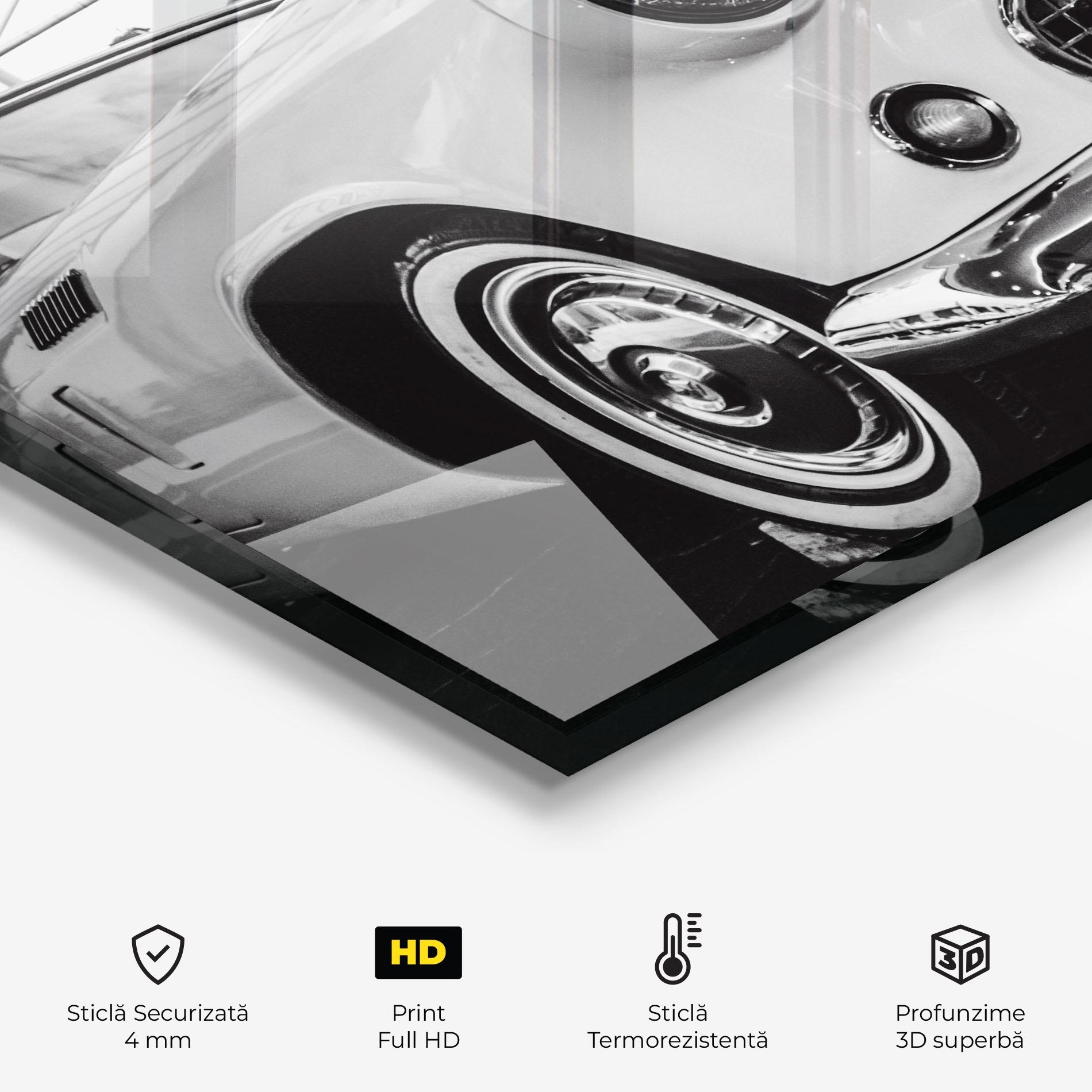 Panou Sticla Bucatarie Classic Car mockup 2