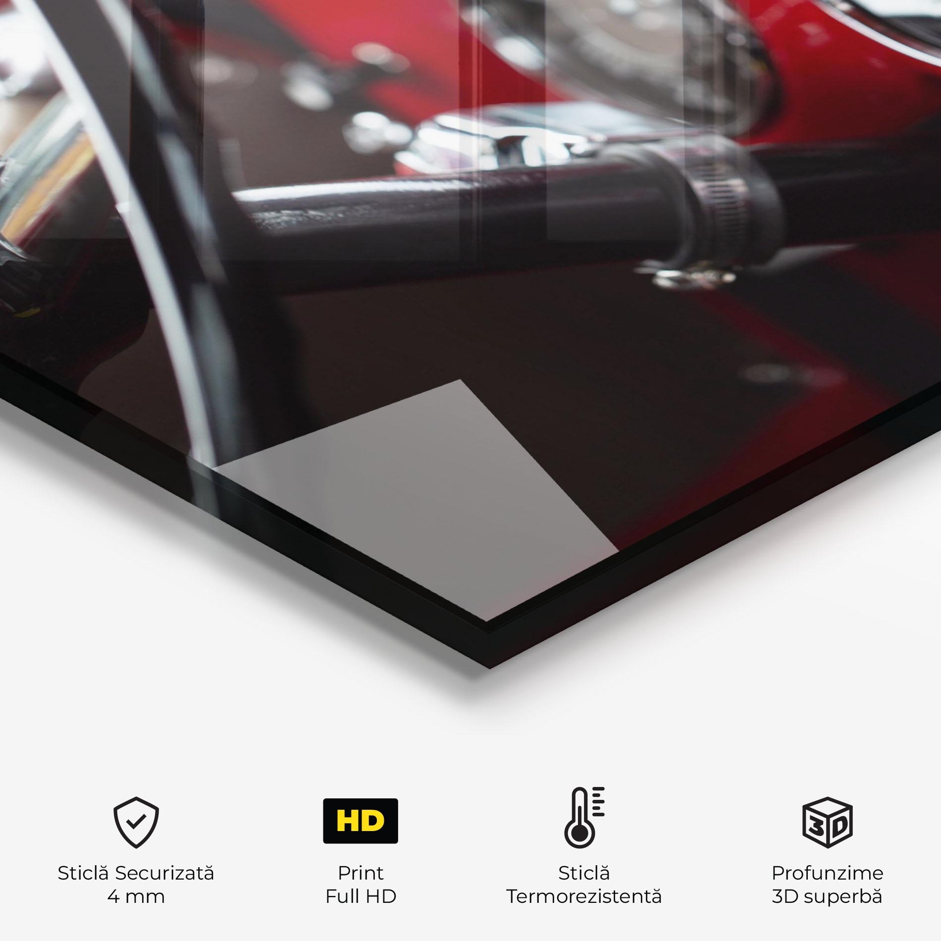Panou Sticla Bucatarie Shiny Clean Car mockup 2