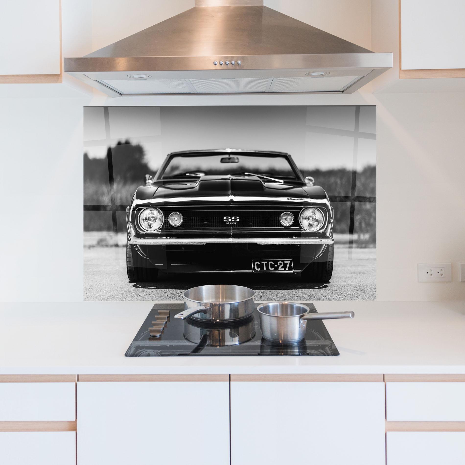 Panou Sticla Bucatarie American Car mockup 5