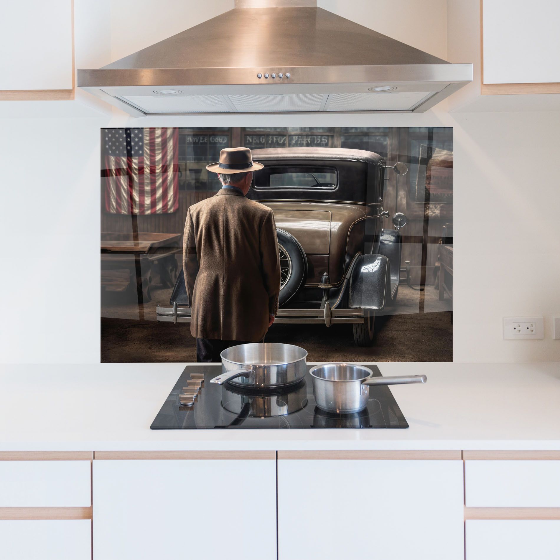 American Vintage Car mockup 5