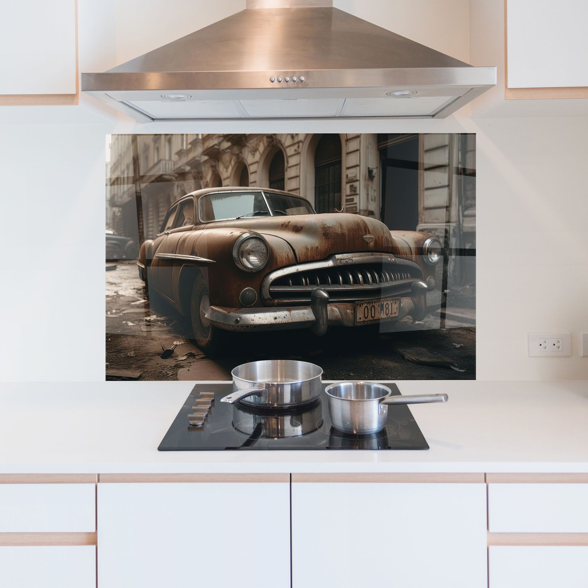 Brown Old Car mockup 5