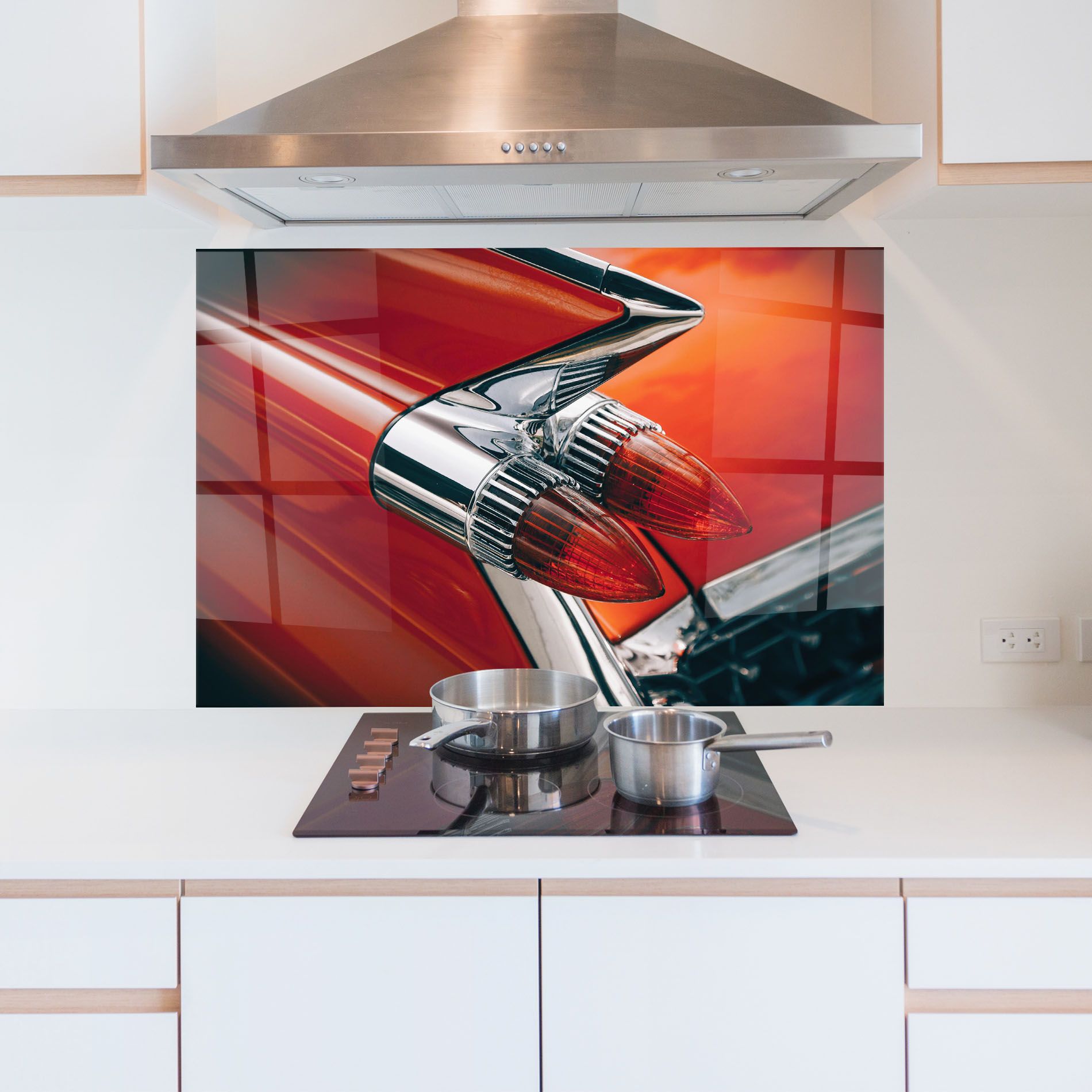 Vintage Car Red mockup 5