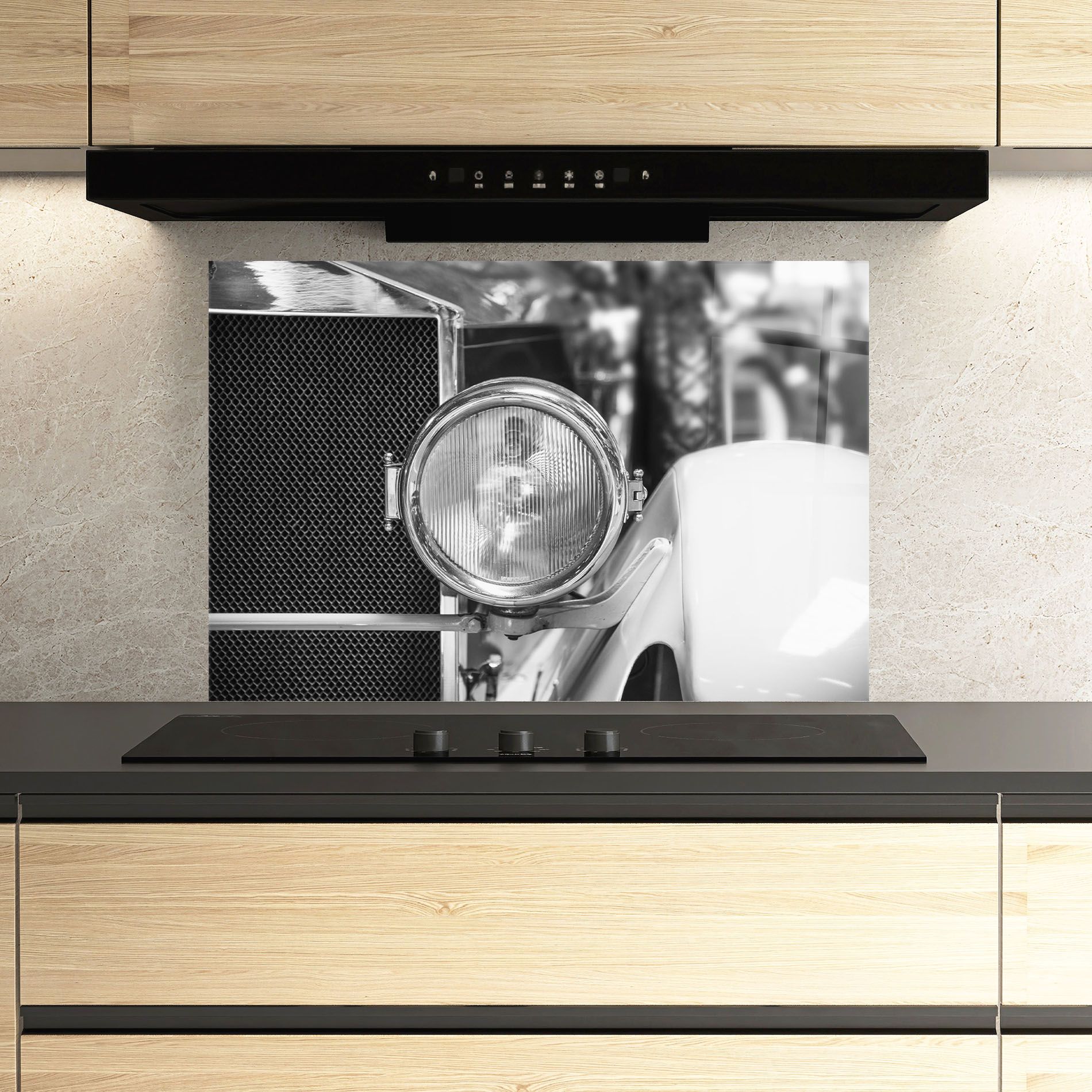 Closeup Grey Car mockup 3